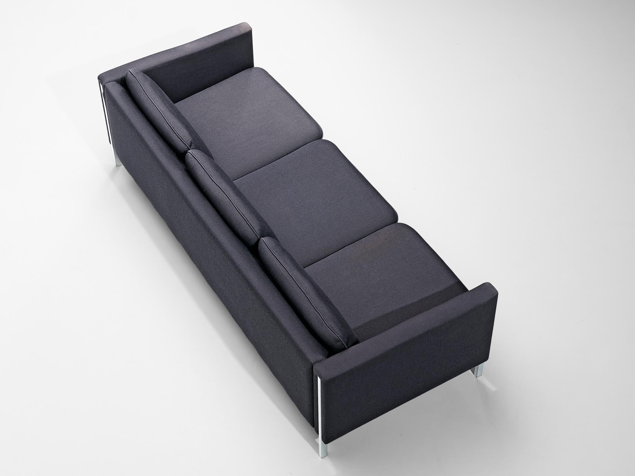 Pierre Paulin für Artifort Sofa mit blauer Polsterung im Zustand „Gut“ im Angebot in Waalwijk, NL