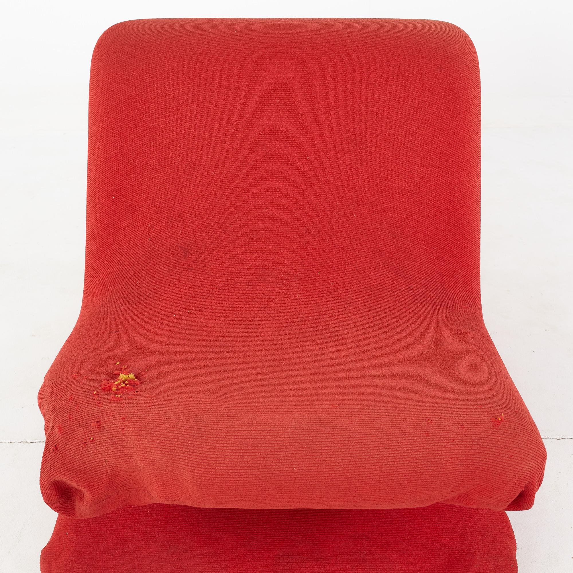 Französischer Stuhl im Artifort-Stil von Pierre Paulin aus der Mitte des Jahrhunderts im Angebot 2
