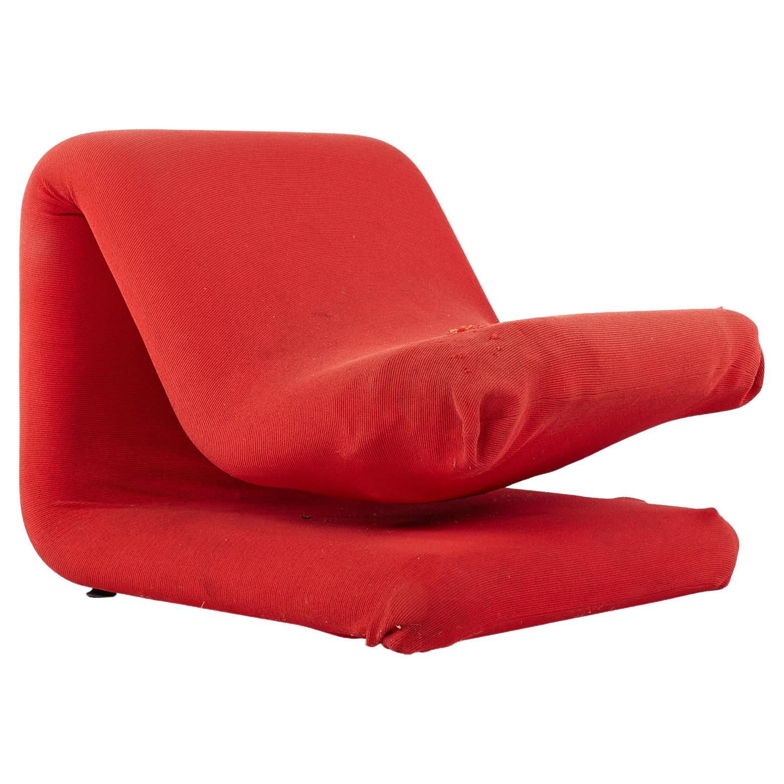 Artifort Style Mid Century French Chair