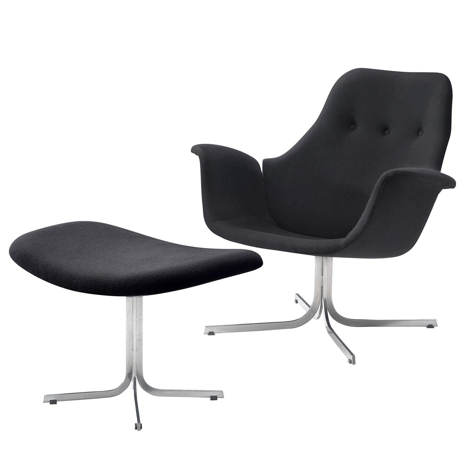 Pierre Paulin for Artifort 'Tulip' Chair with Ottoman