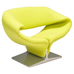 Pierre Paulin for Artifort Yellow Ribbon Chair, 1970s
