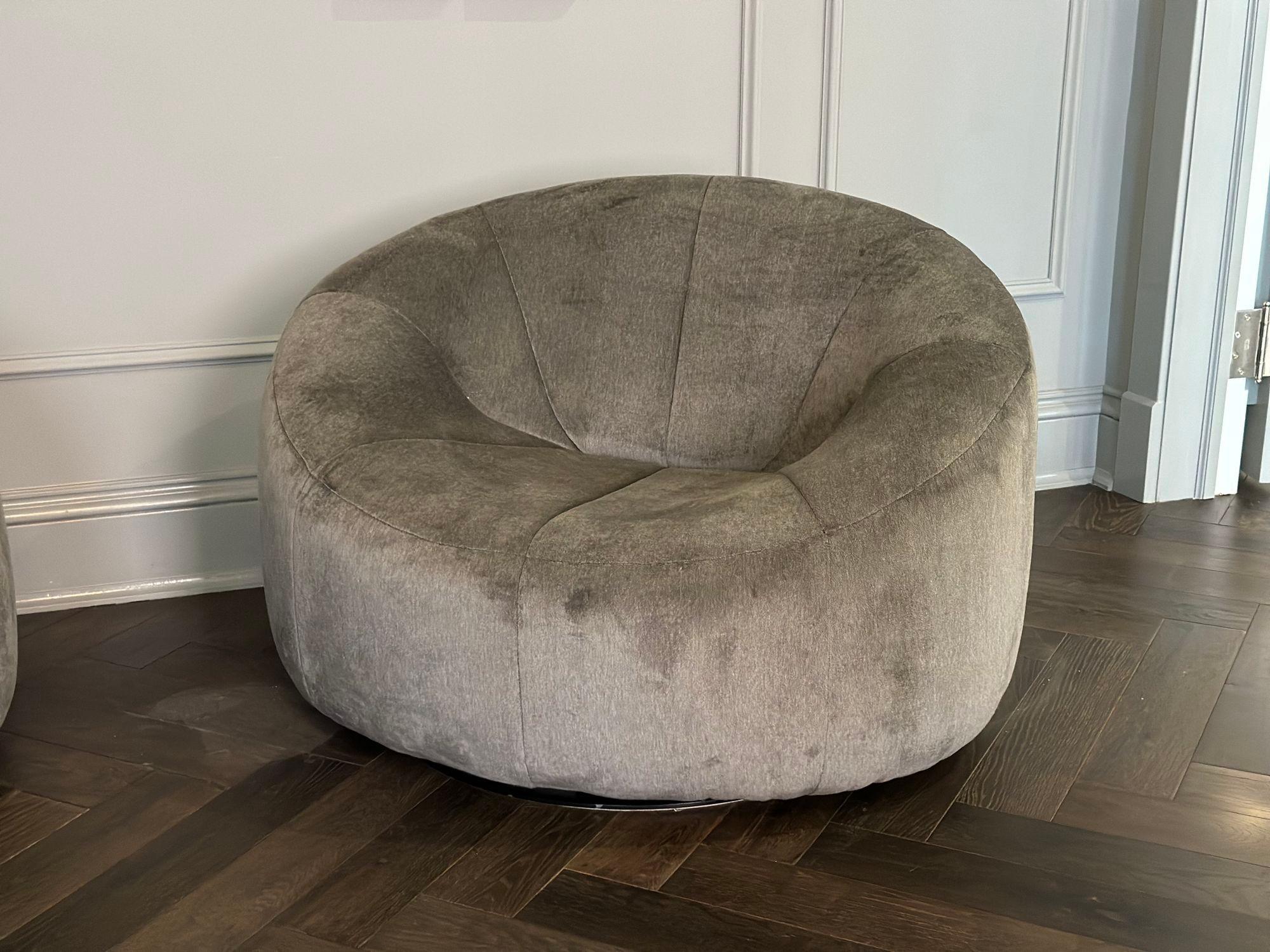 Fauteuils de salon en peau de rose Pierre Paulin pour Ligne Roset, France 2008 1