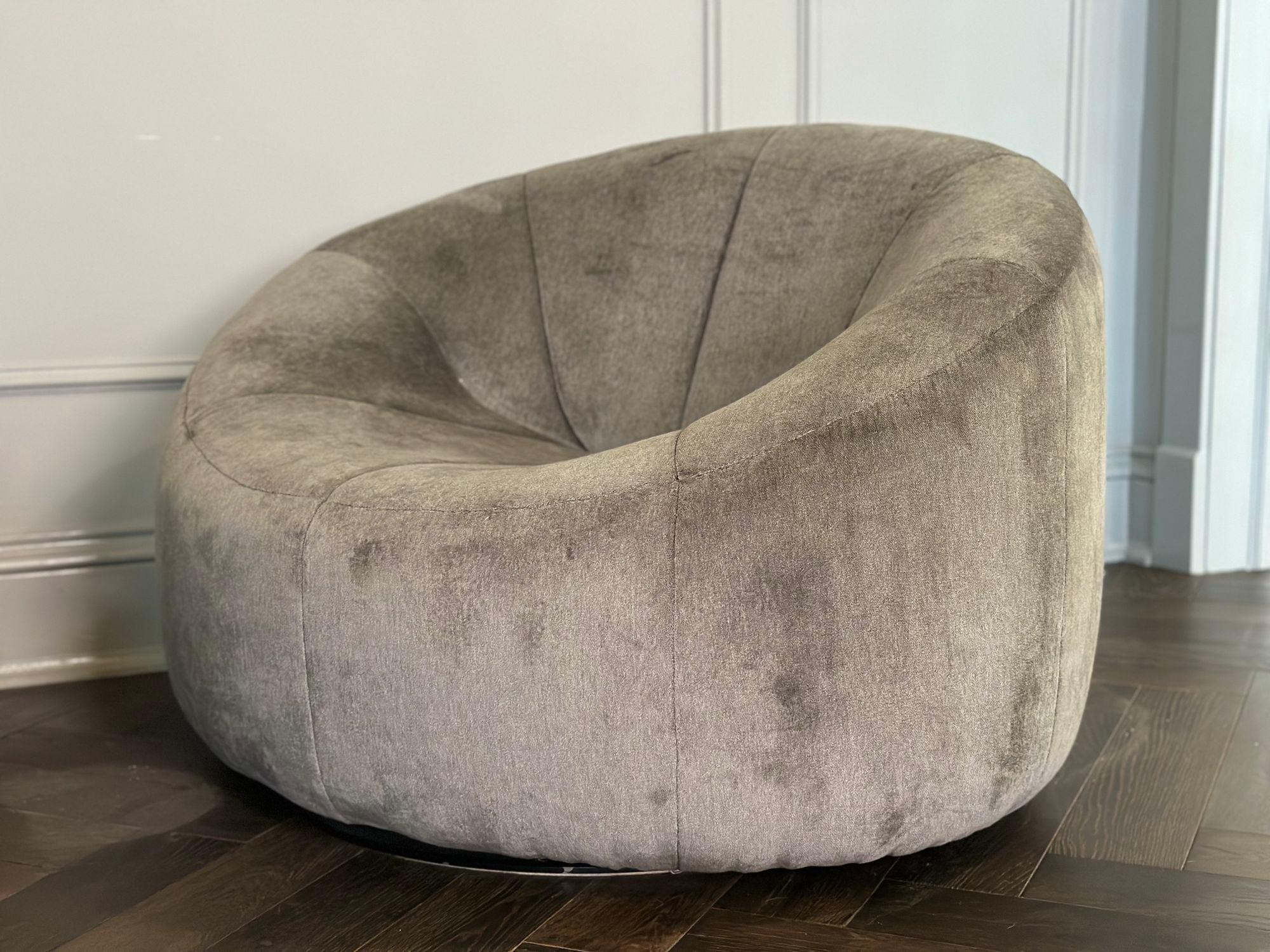 Fauteuils de salon en peau de rose Pierre Paulin pour Ligne Roset, France 2008 2