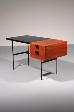 Schreibtisch Modell CM141, Pierre Paulin für Thonet, Frankreich 1953er Jahre