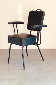 Pierre Paulin for Thonet Industrial Architectural Tubular Desk or Dining Chair