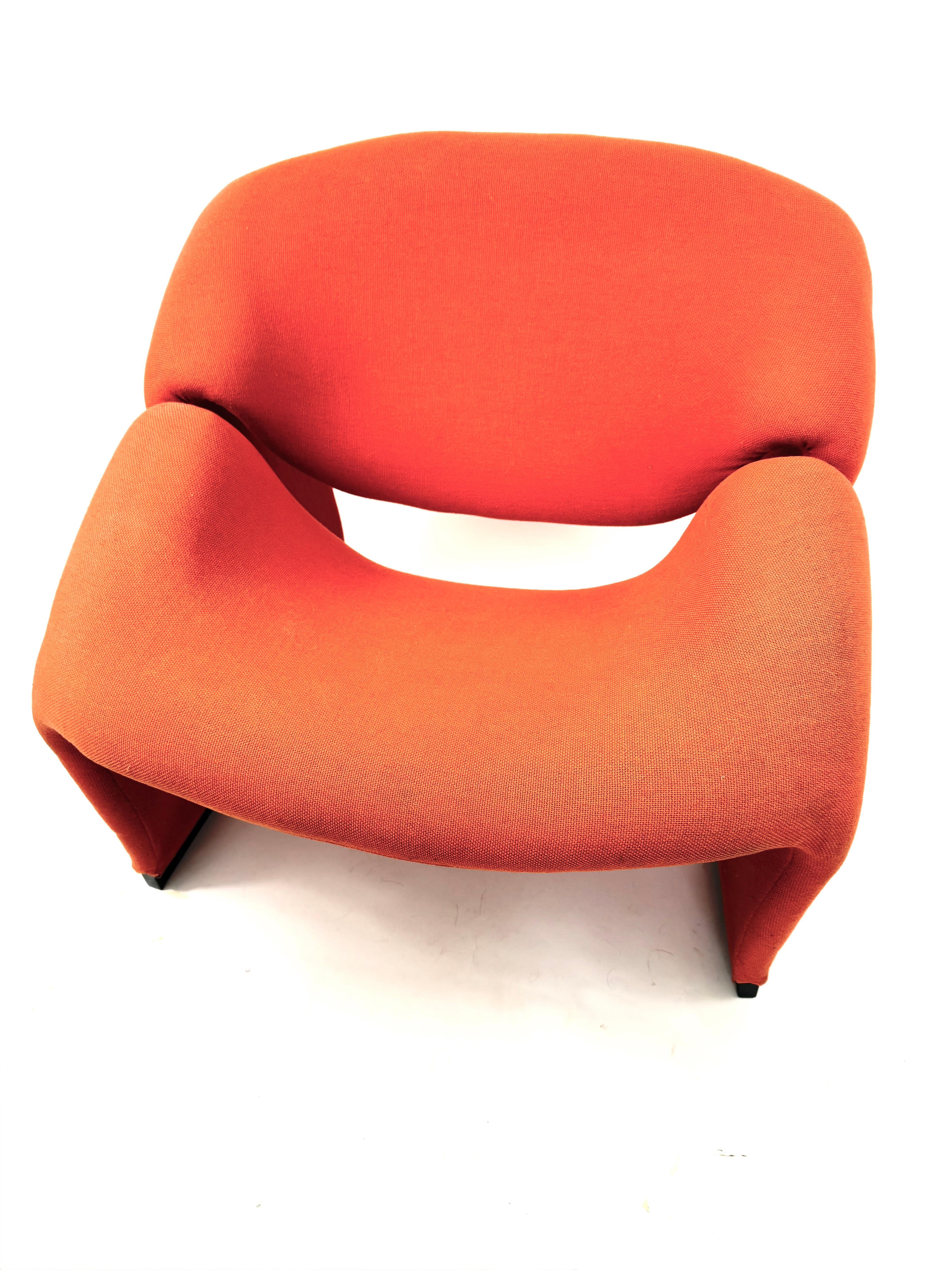 French Pierre Paulin Groovy Chair - 1st edition For Sale
