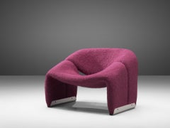 Pierre Paulin 'Groovy' Lounge Chair Customizable in Pierre Frey Wool Upholstery