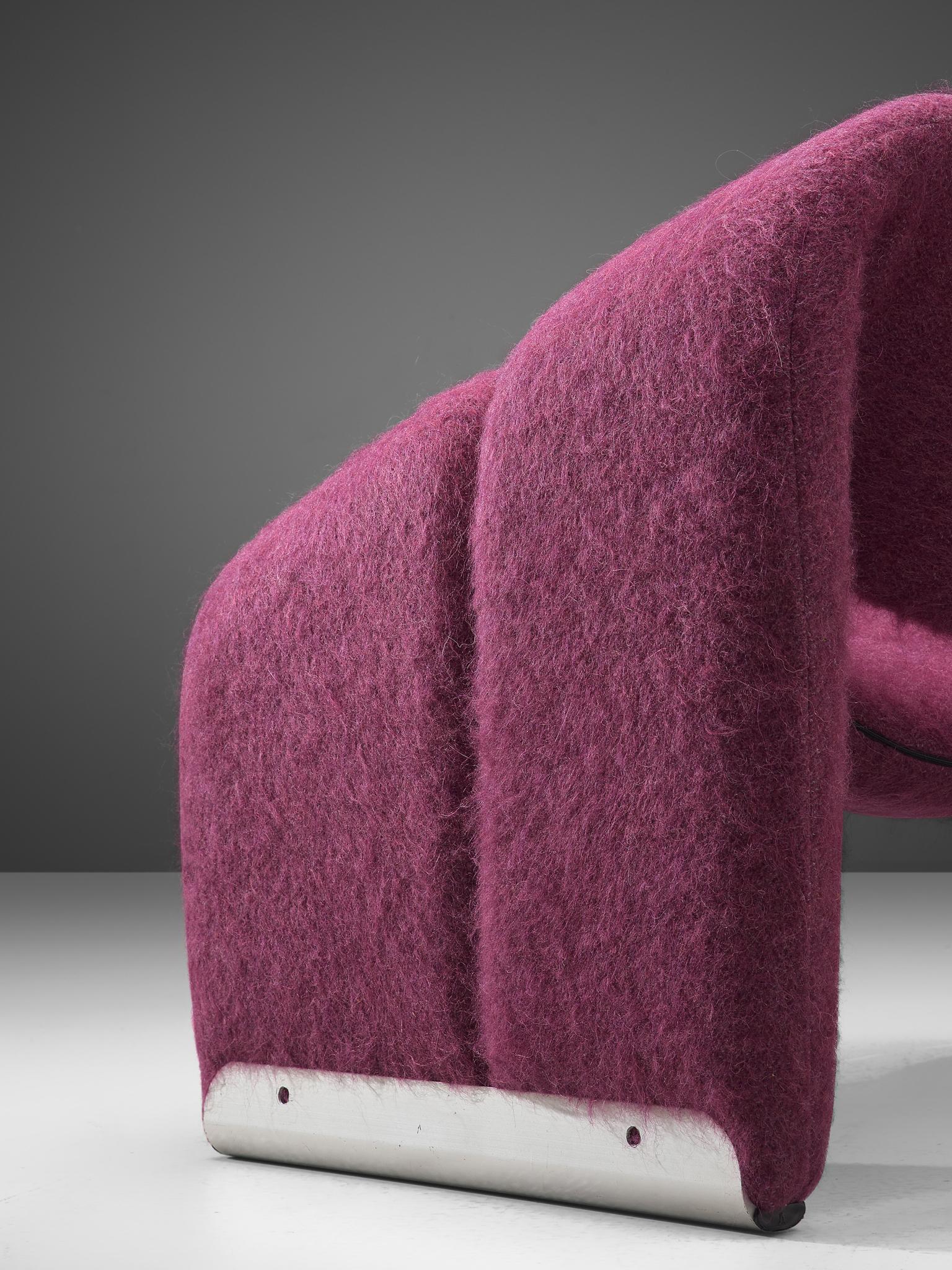 Dutch Pierre Paulin 'Groovy' Lounge Chair Customizable in Pierre Frey Wool Upholstery