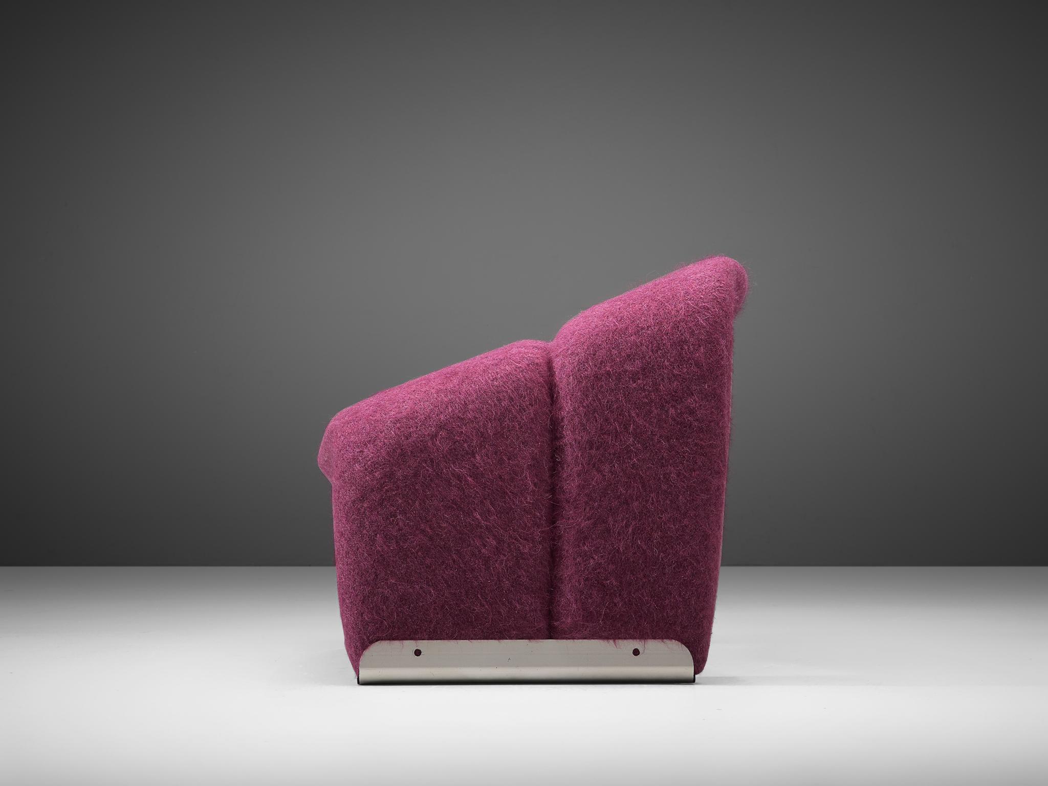 Dutch Pierre Paulin 'Groovy' Lounge Chairs Customizable in Pierre Frey Wool Upholstery