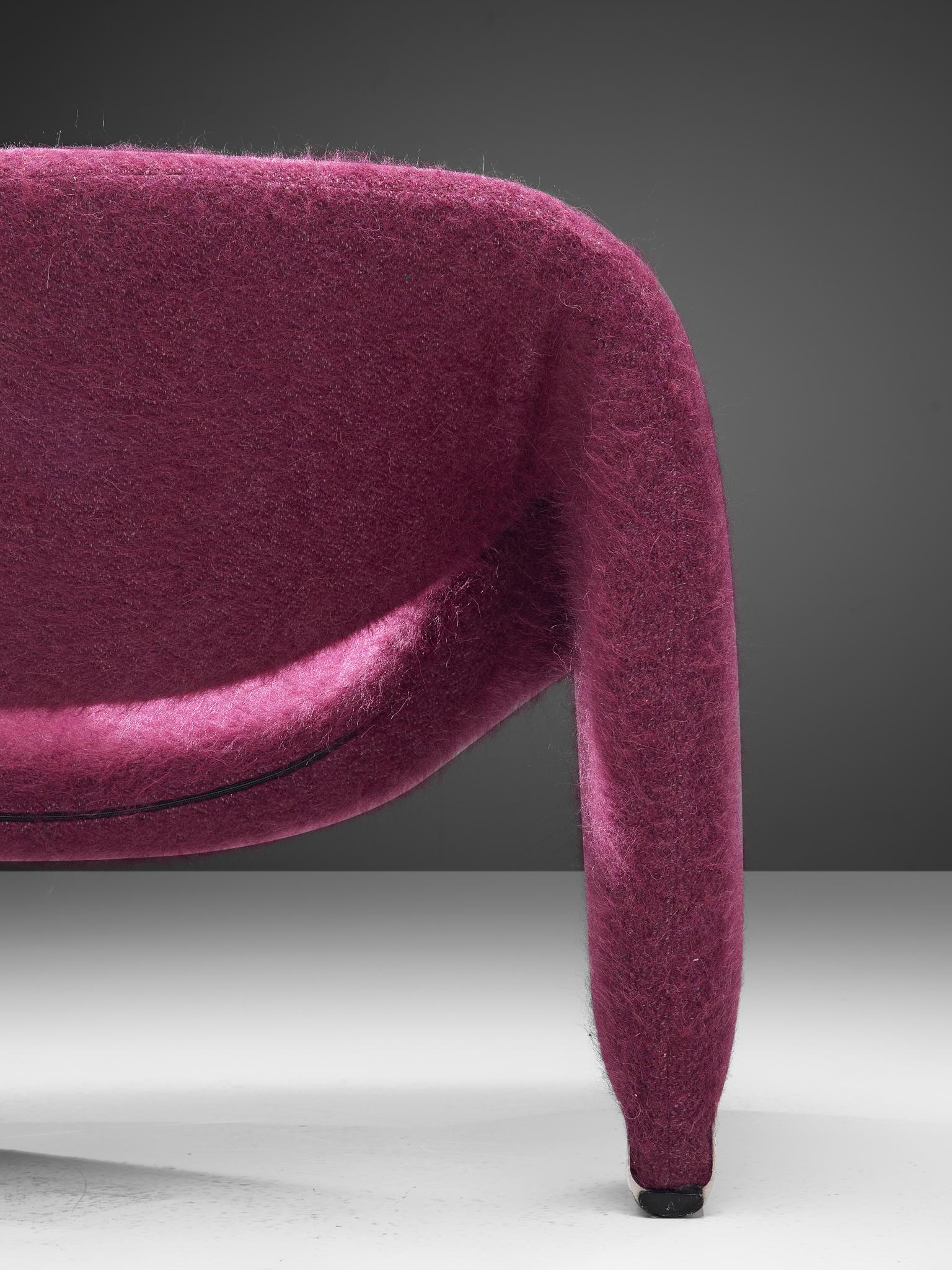 Late 20th Century Pierre Paulin 'Groovy' Lounge Chairs Customizable in Pierre Frey Wool Upholstery