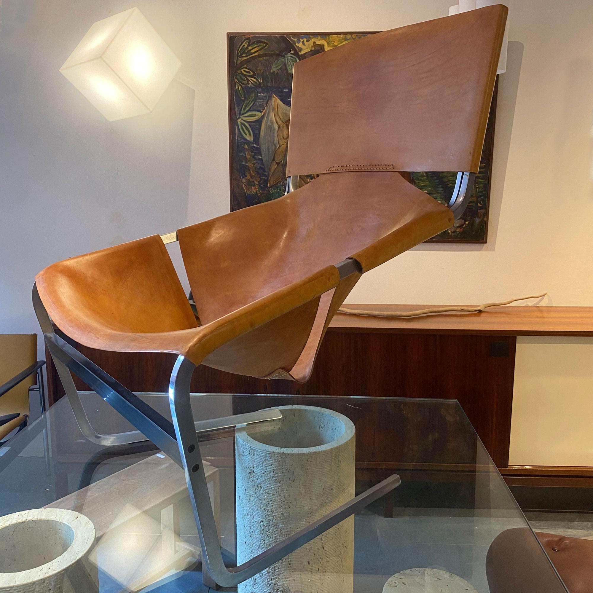 Pierre Paulin Leder F444 Sessel Artifort 1963 (Moderne der Mitte des Jahrhunderts) im Angebot