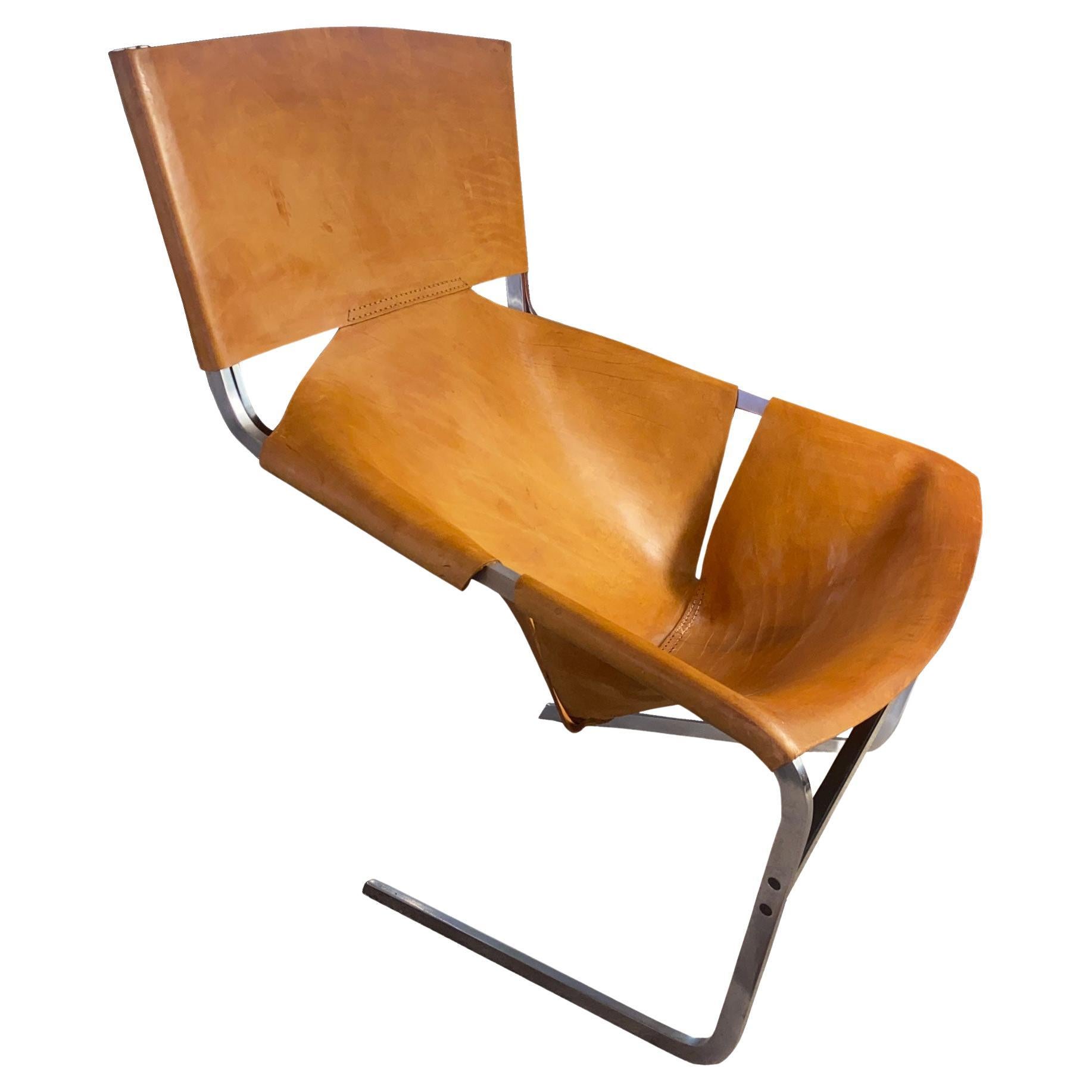 Pierre Paulin leather F444 armchair Artifort 1963