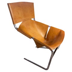 Pierre Paulin leather F444 armchair Artifort 1963