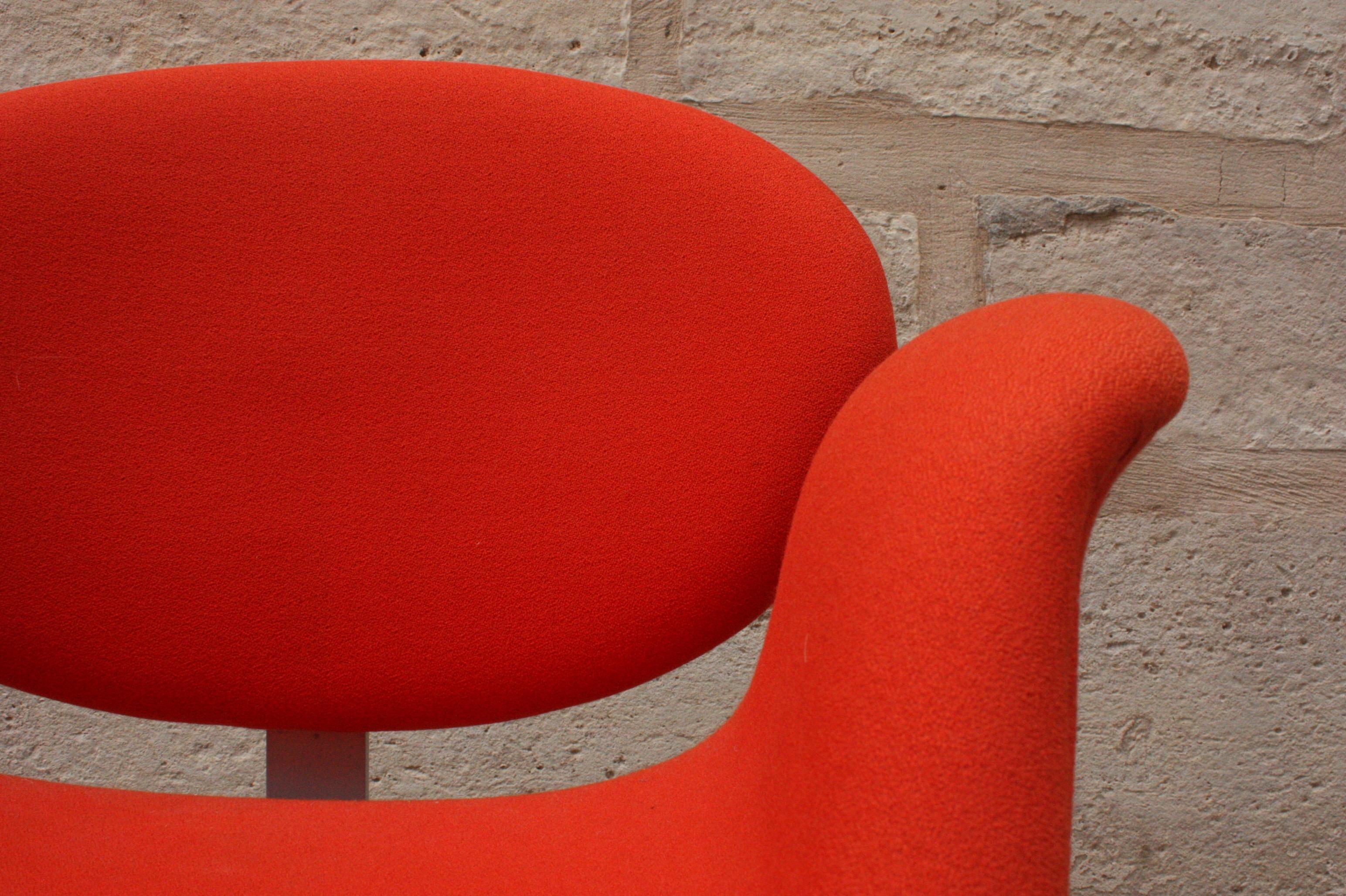 Brossé Fauteuil Little Tulip de Pierre Paulin, années 1960