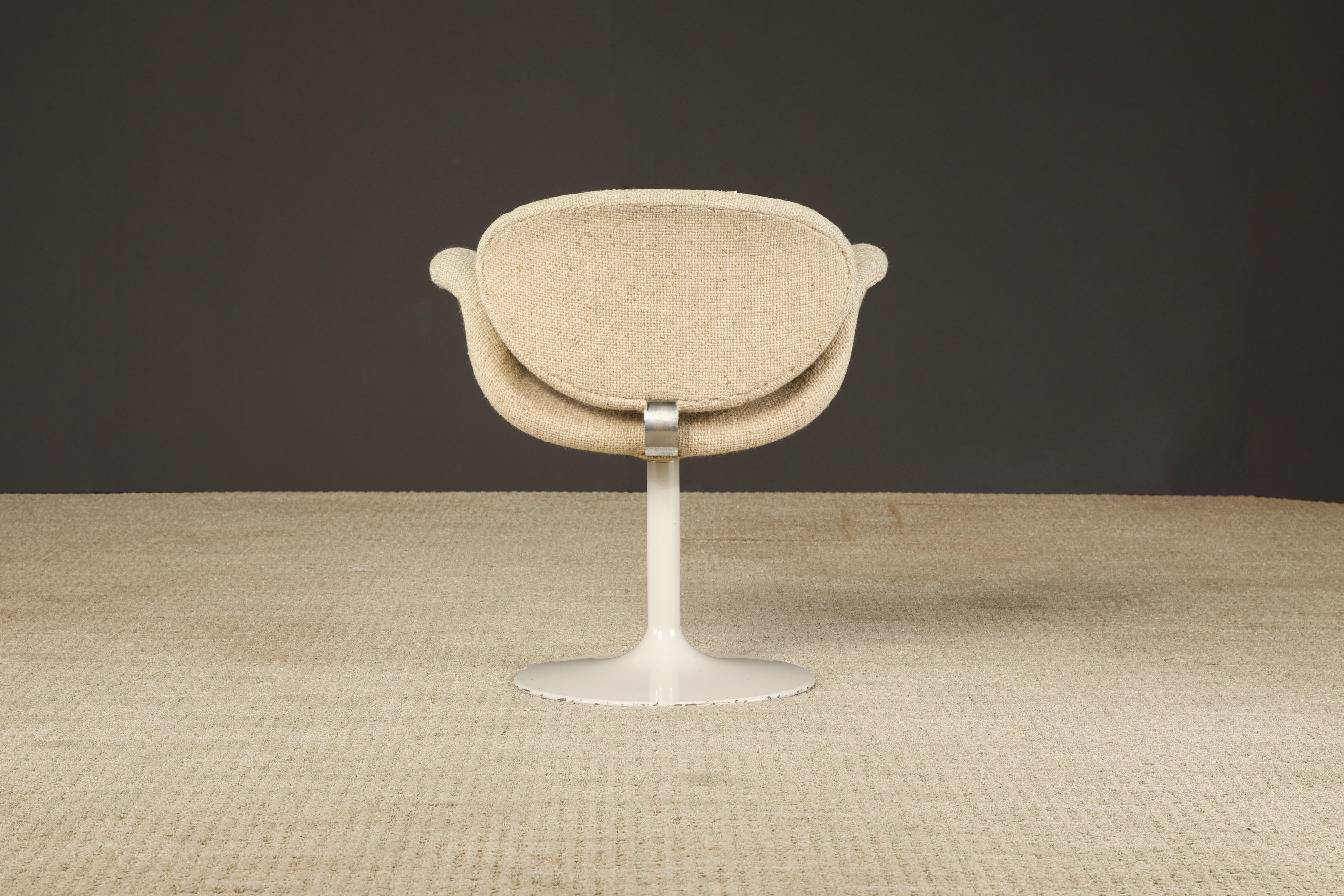 Fabric Pierre Paulin 'Little Tulip' Swivel Chair for Artifort, Netherlands, c. 1965
