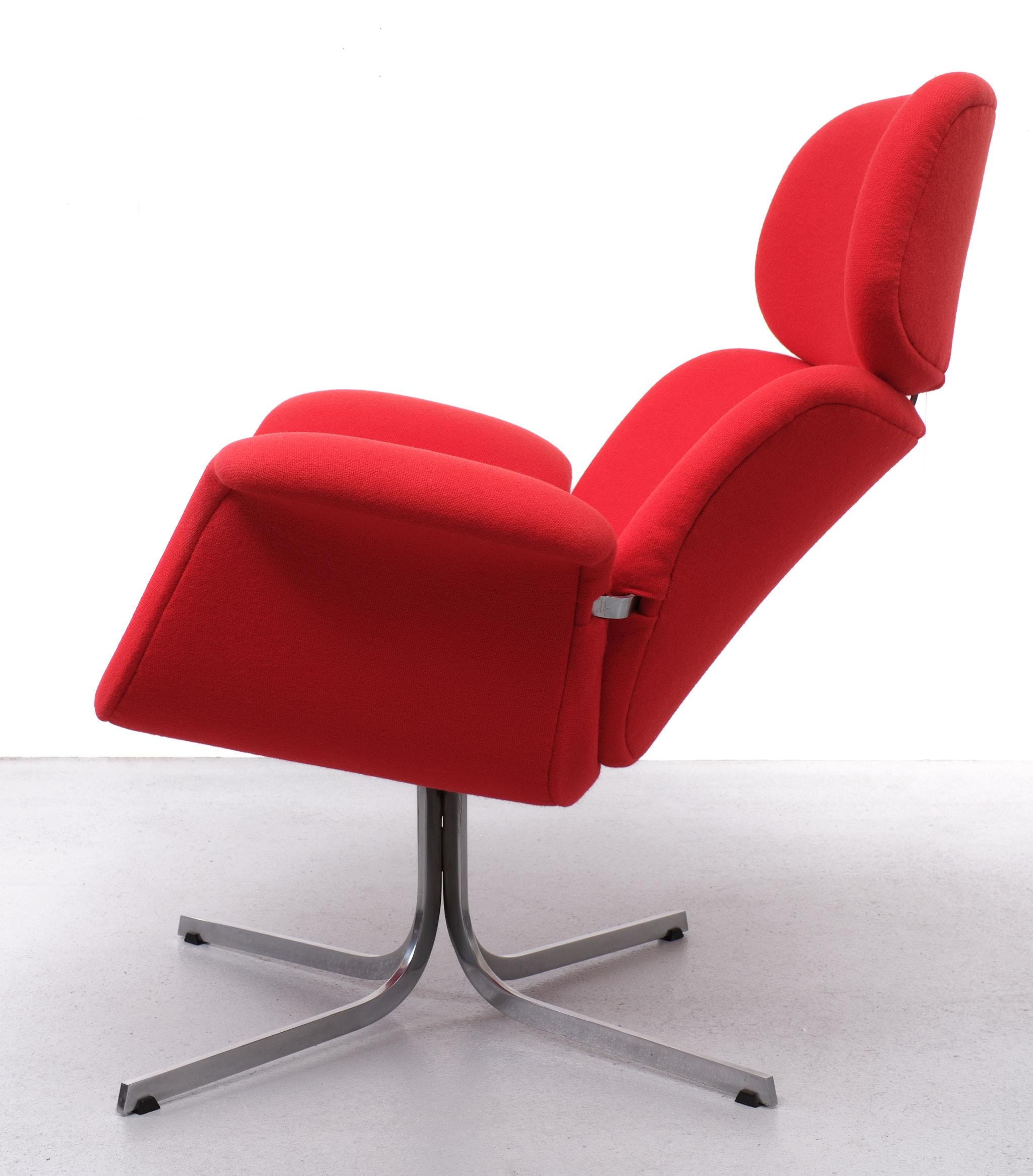 Pierre Paulin  Lounge chair '' Big Tulip ''  Artifort   1960s   For Sale 2