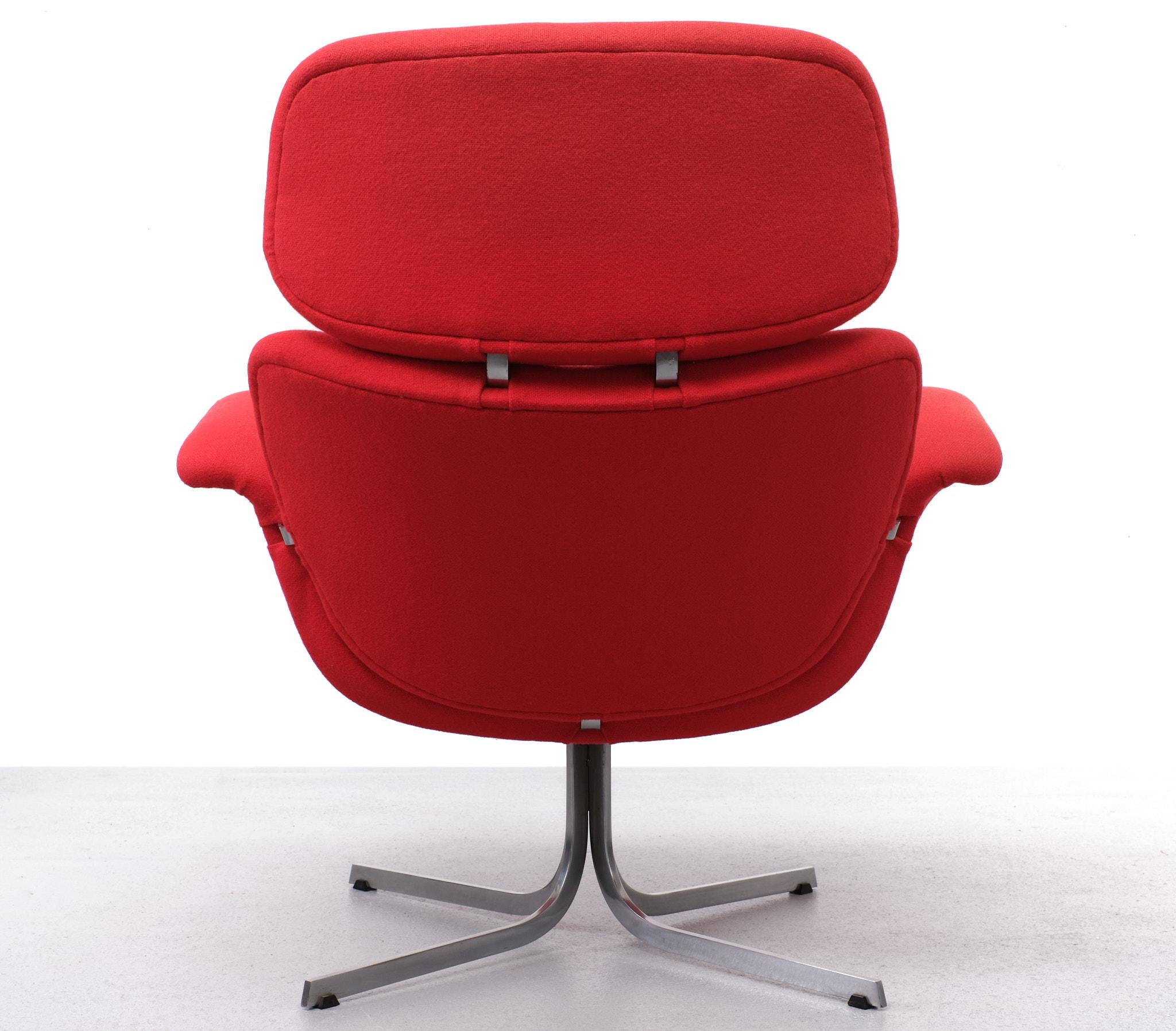 Wool Pierre Paulin  Lounge chair '' Big Tulip ''  Artifort   1960s   For Sale