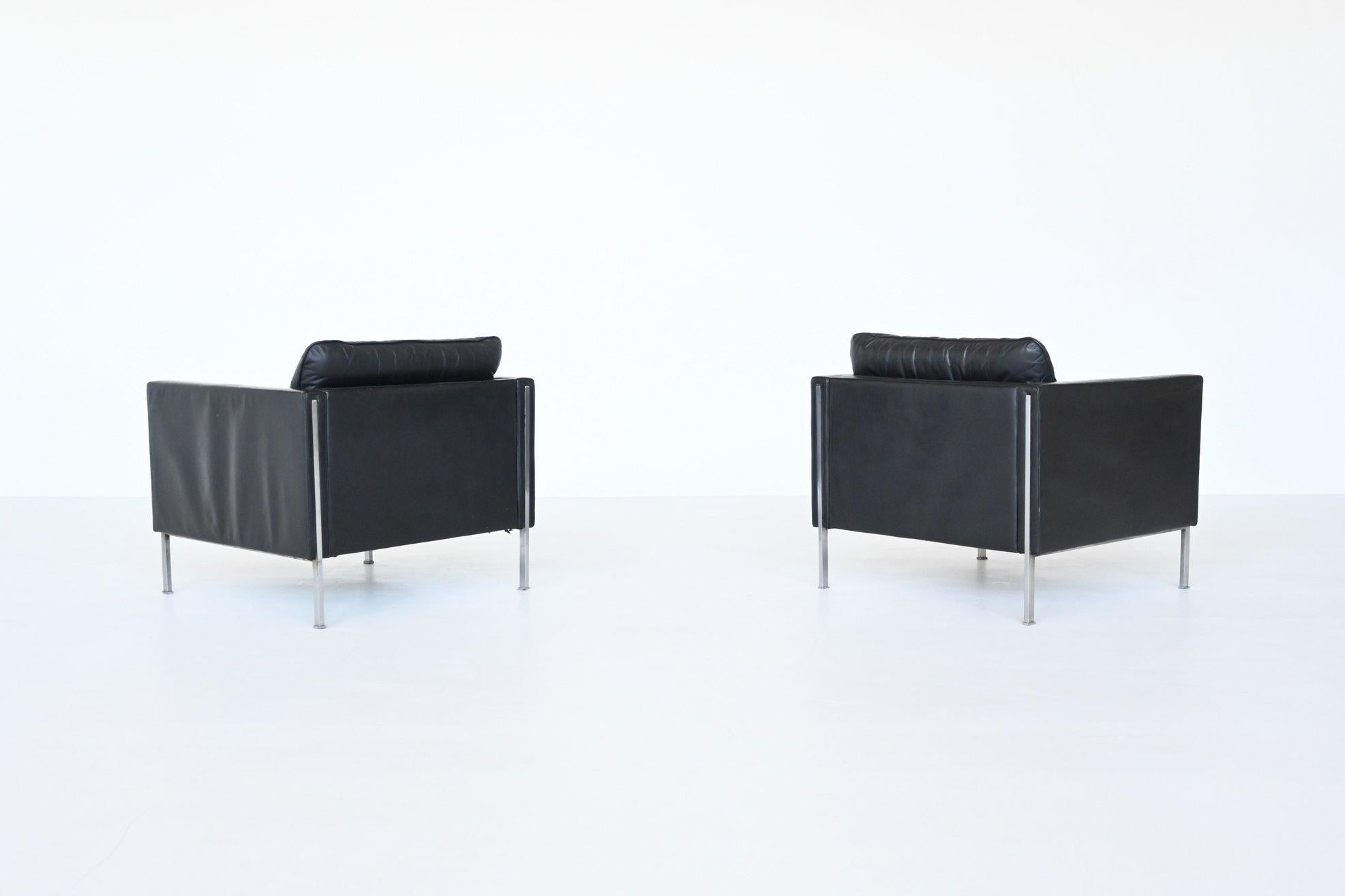 Mid-Century Modern Pierre Paulin Model 442 Lounge Chairs Artifort the Netherlands, 1962