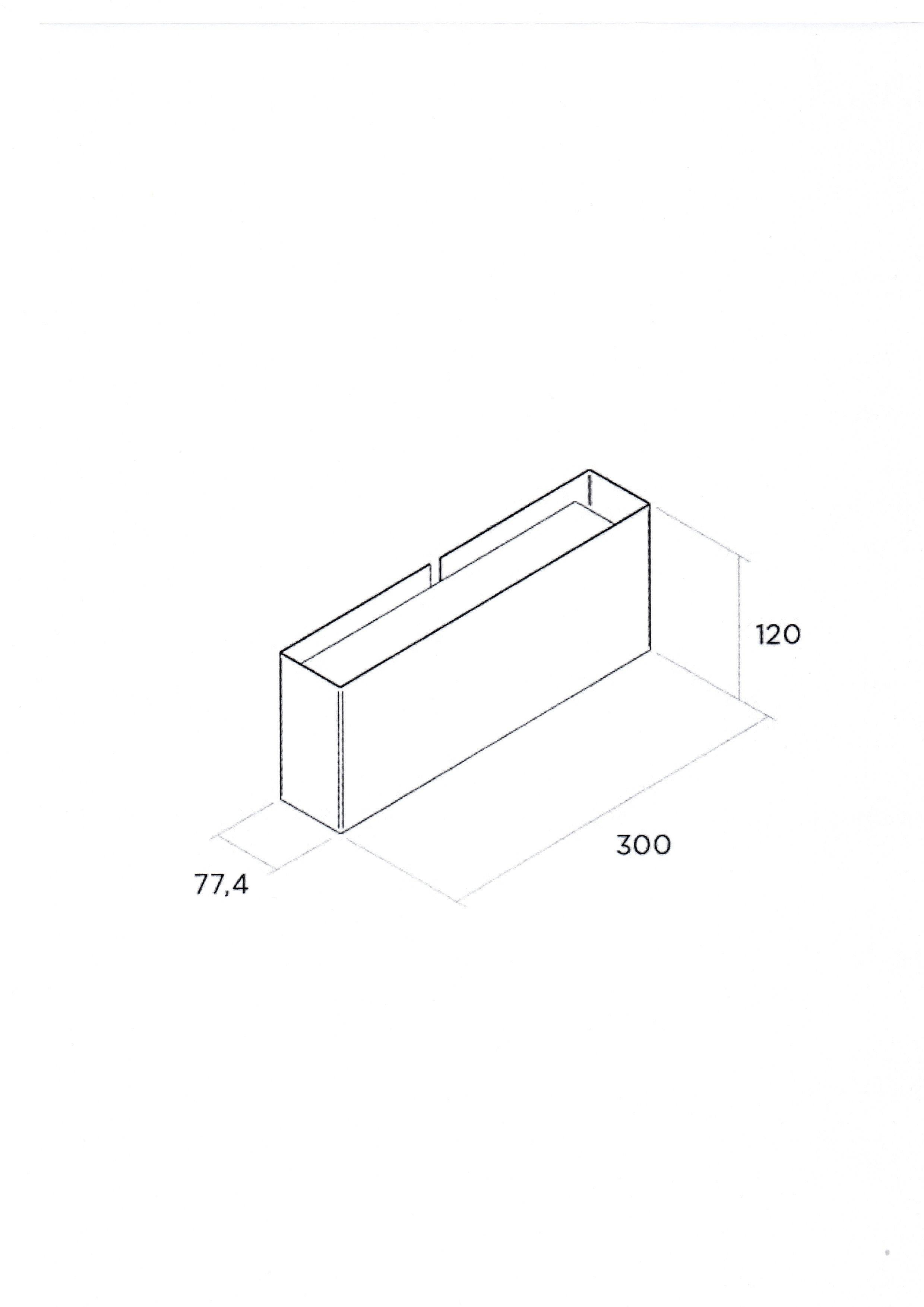 Made from folded metal, this light creates a precisely focussed effect, shielded from the eye.
Designed initially for the bedroom, it is today offered in a wide range to create many different options; for example, spaced regularly on a wall, a