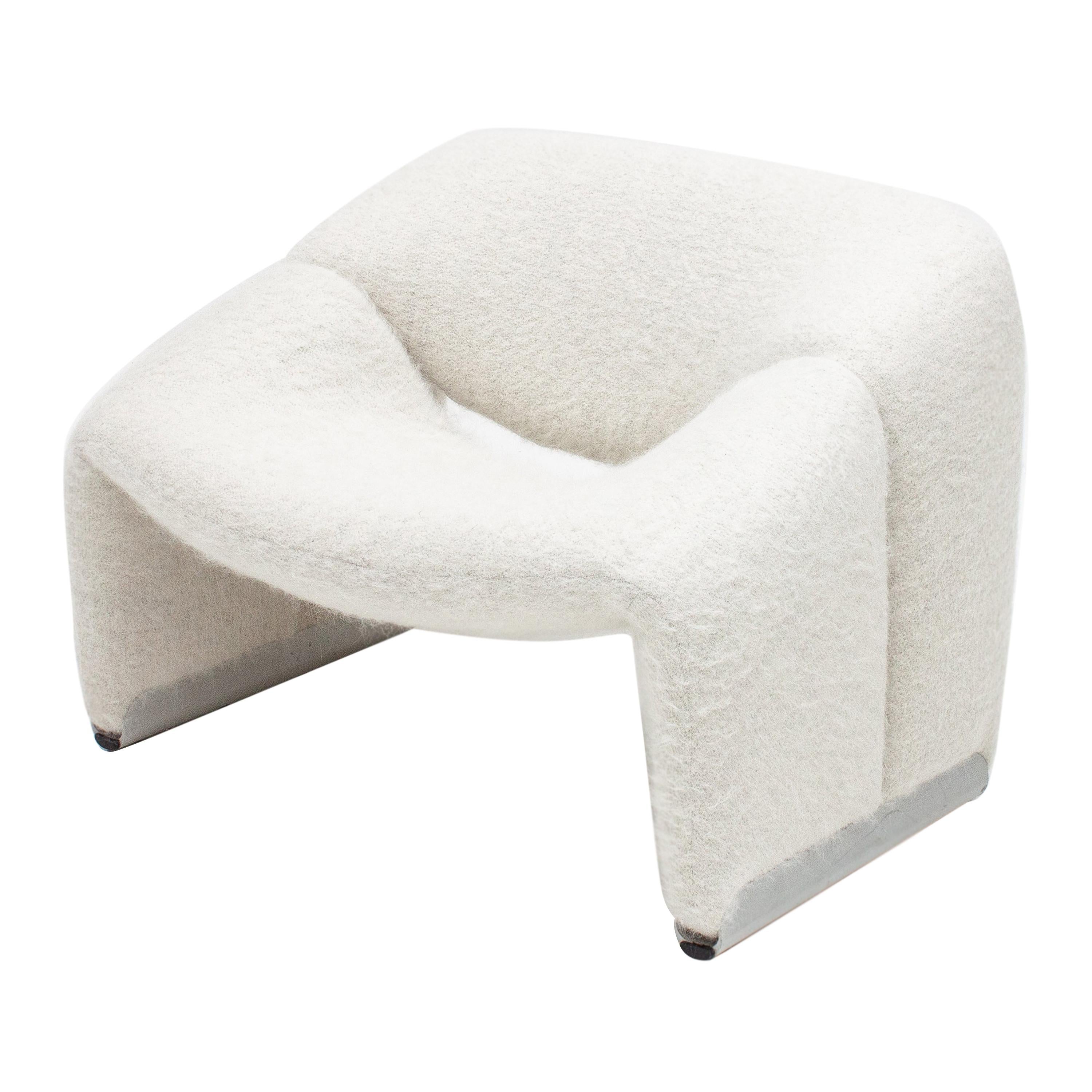 Pierre Paulin Model F598 Groovy Lounge Chair in Pierre Frey, Artifort, 1970s