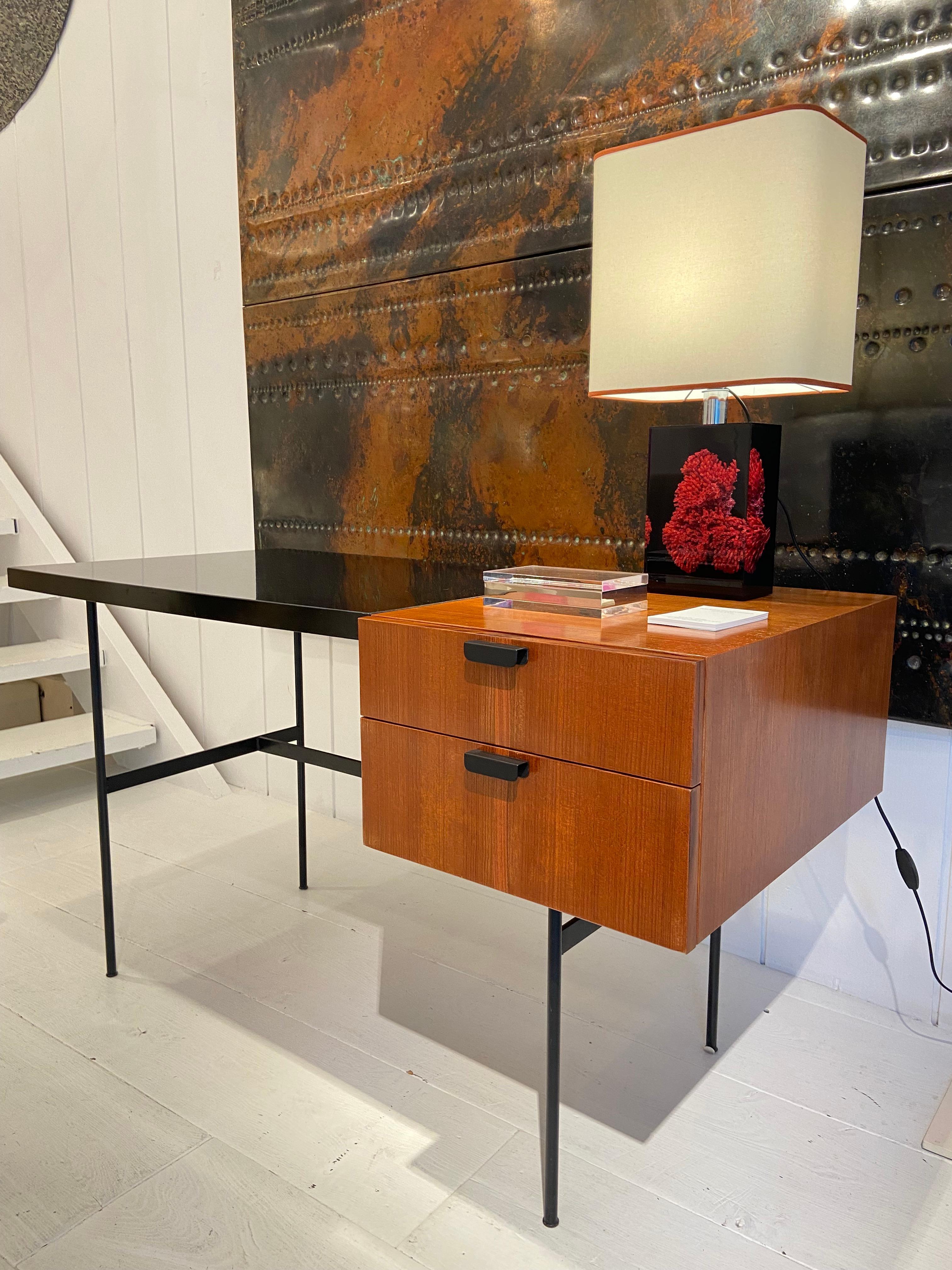 Mid-Century Modern Pierre Paulin Modernist Desk, Model CM141, ca. 1953 For Sale