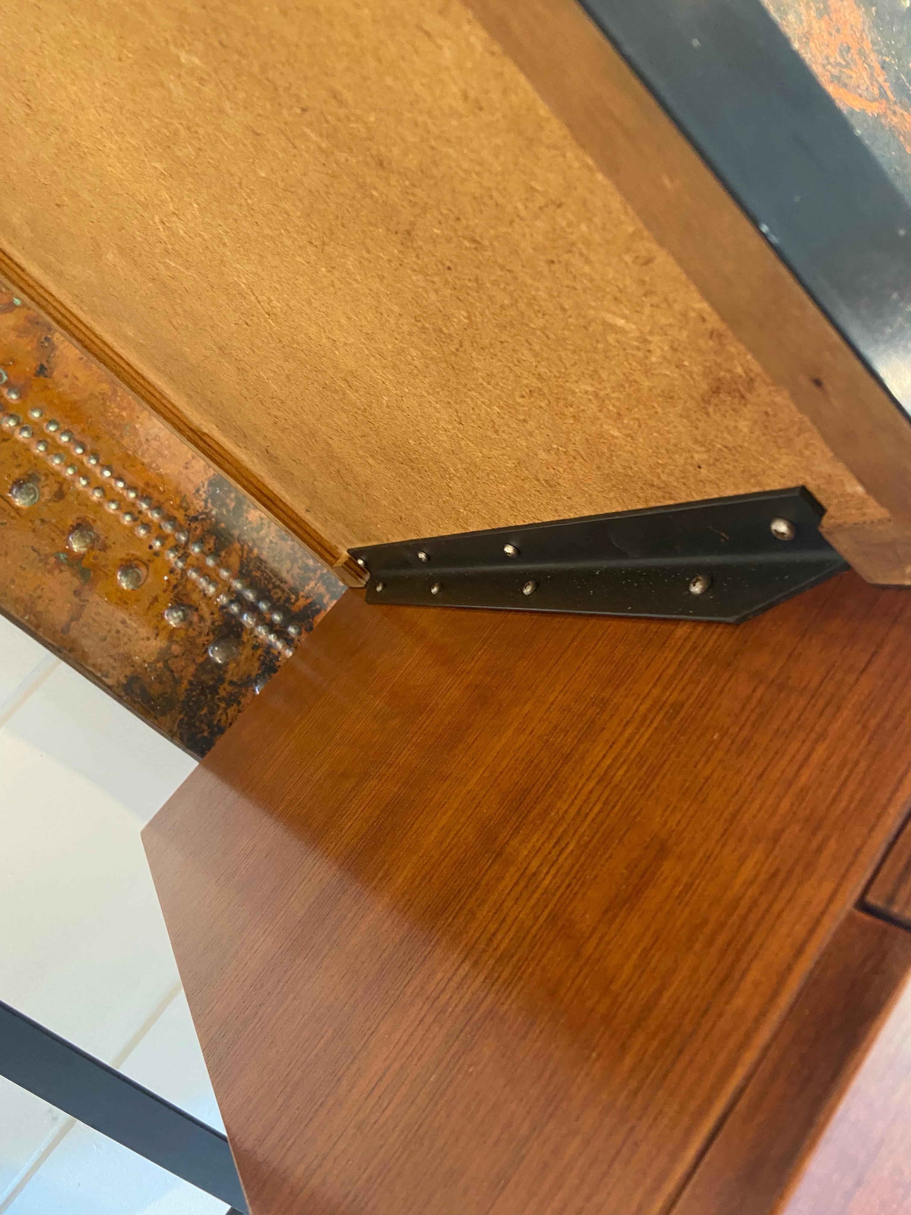 Metal Pierre Paulin Modernist Desk, Model CM141, ca. 1953 For Sale
