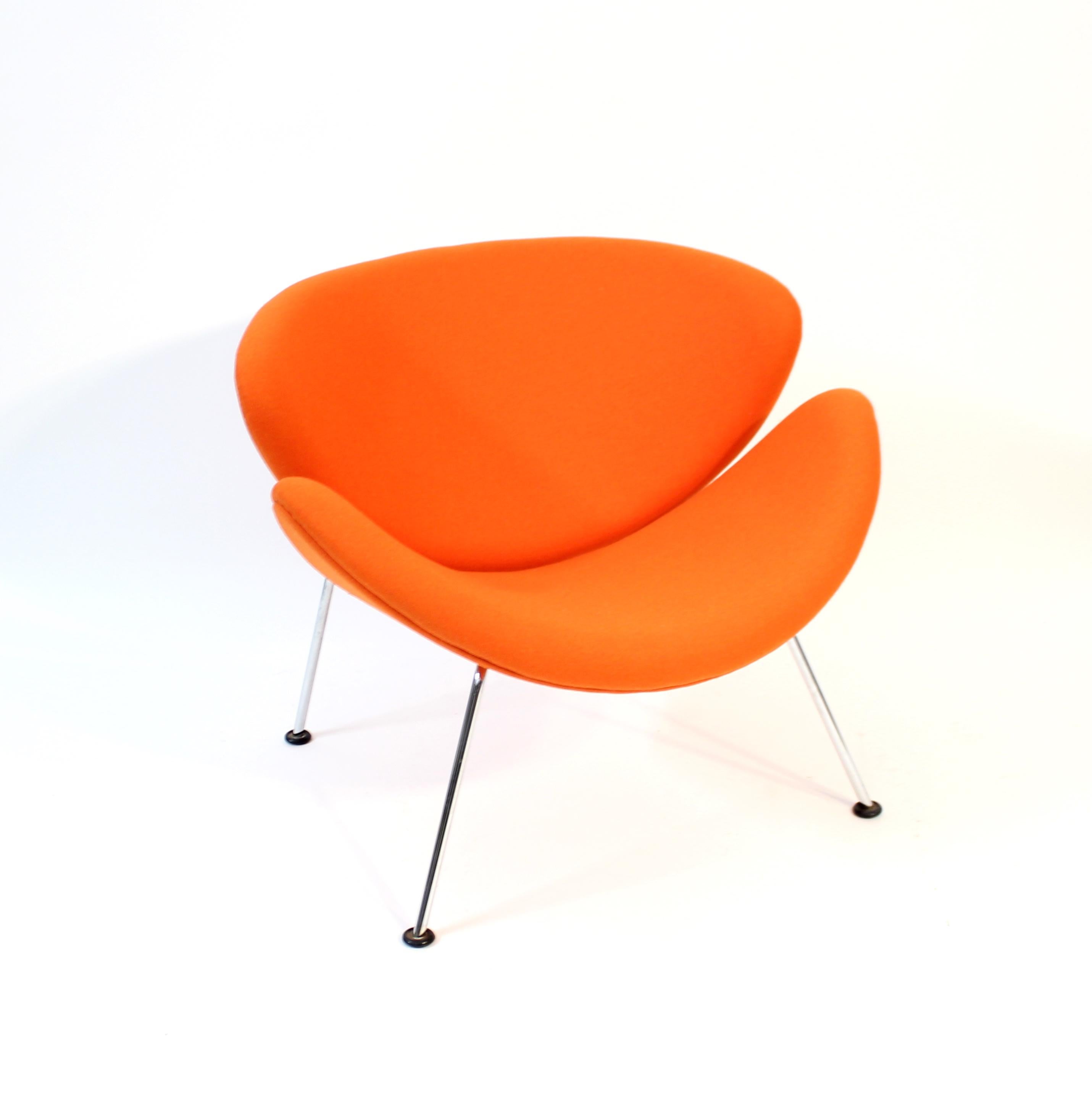 Pierre Paulin, Orange Slice chair, Artifort, 1960 In Good Condition For Sale In Uppsala, SE