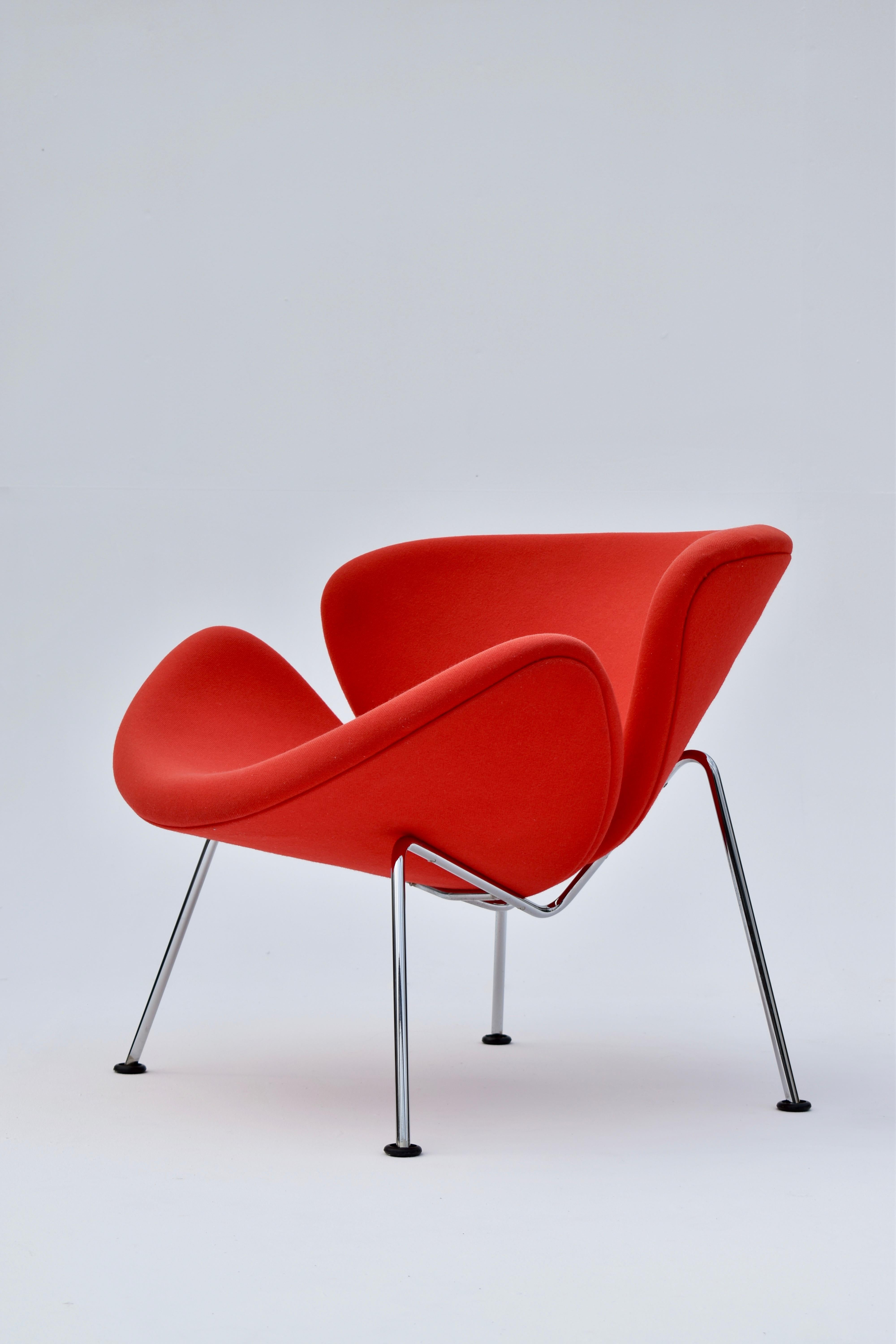 Scandinavian Modern Pierre Paulin Orange Slice Chair for Artifort