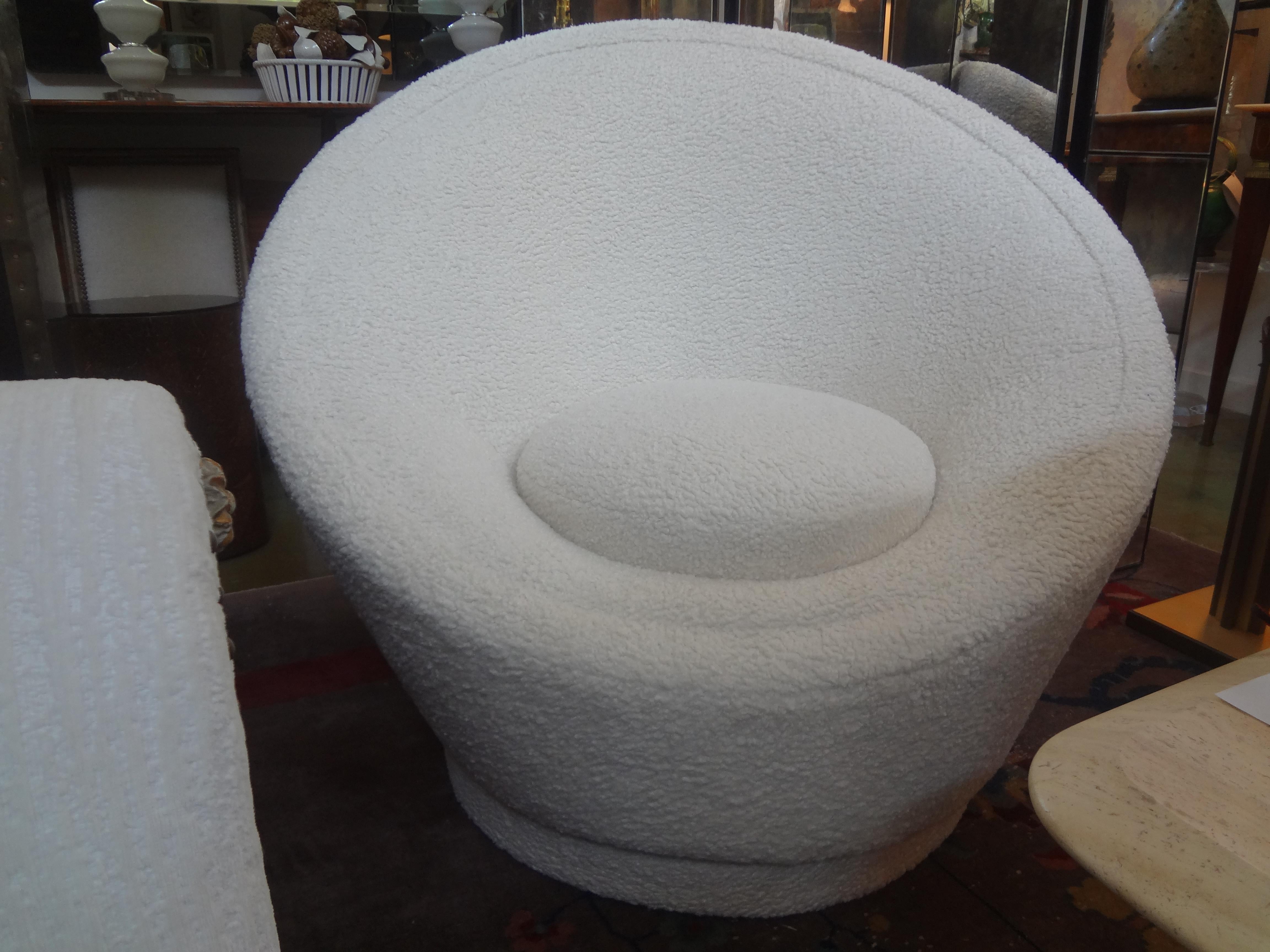 Mid-Century Modern Pierre Paulin Organic Modern Mushroom Lounge Chair