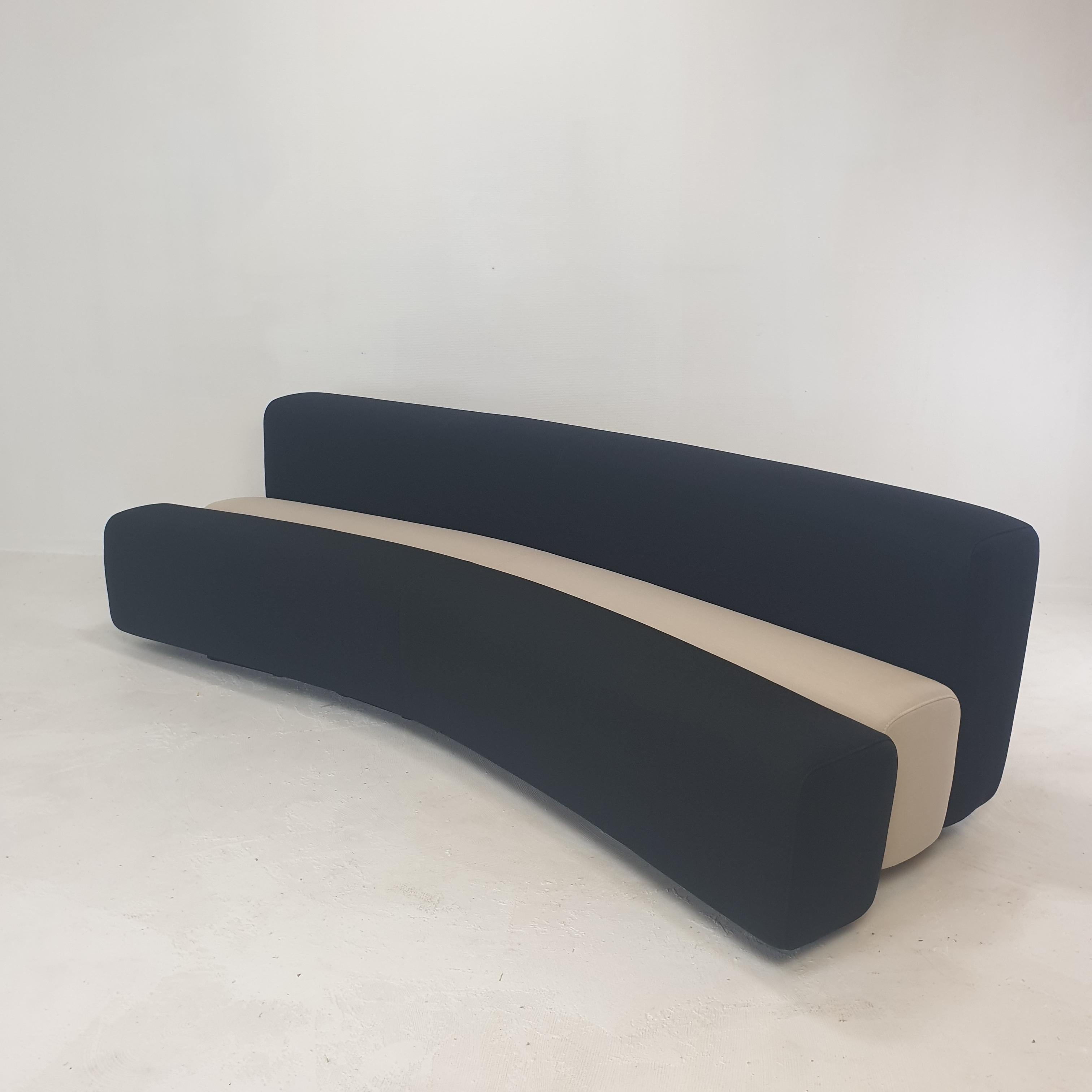 Pierre Paulin „Osaka“ Sofa für La Cividina, Italien 90er Jahre (Metall) im Angebot