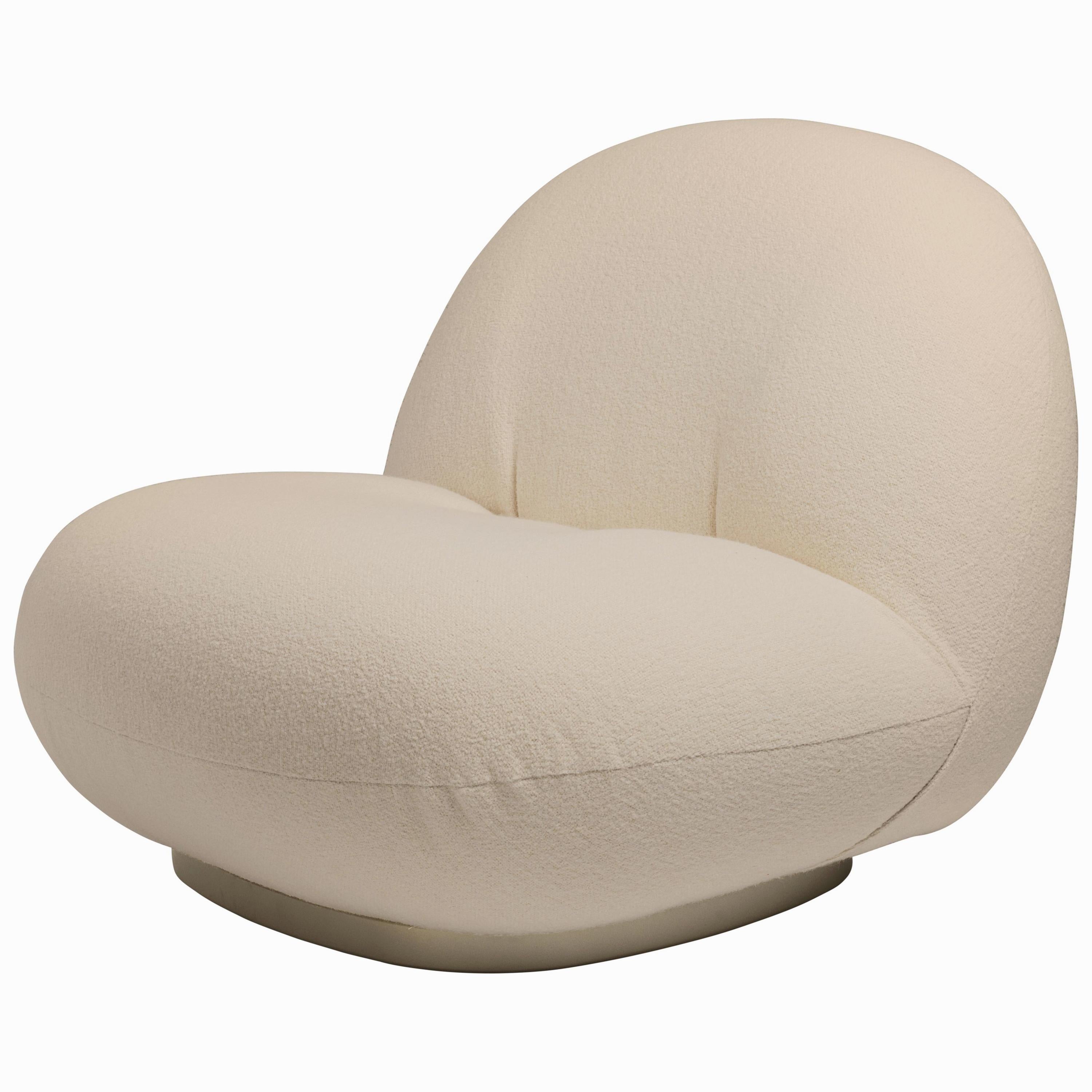 Danish Pierre Paulin Pacha Lounge Chair with Returning Swivel for GUBI For Sale