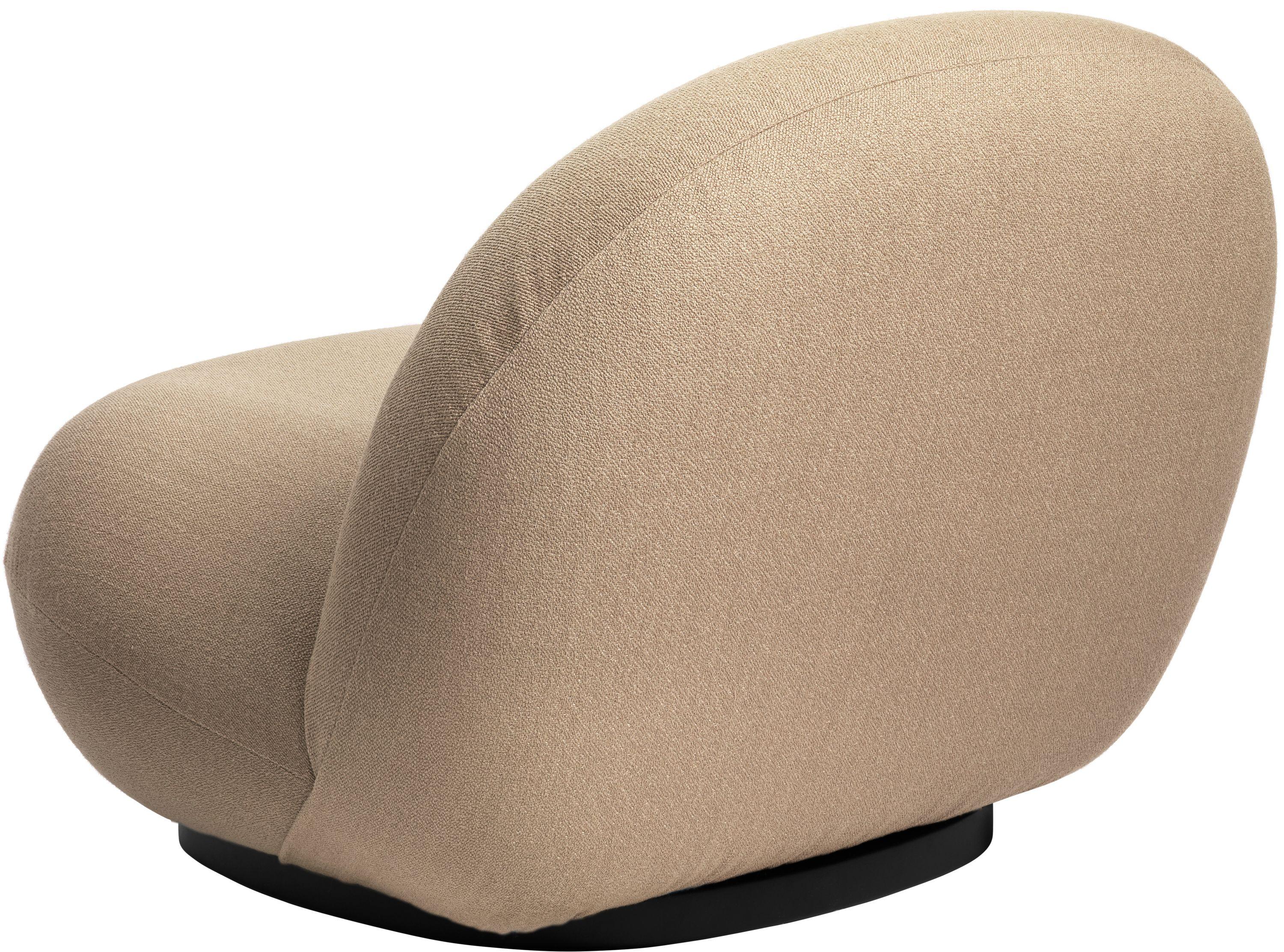 Pierre Paulin Pacha Lounge Chair Upholstered in Vidar Kvadrat Boucle '0222' For Sale 7