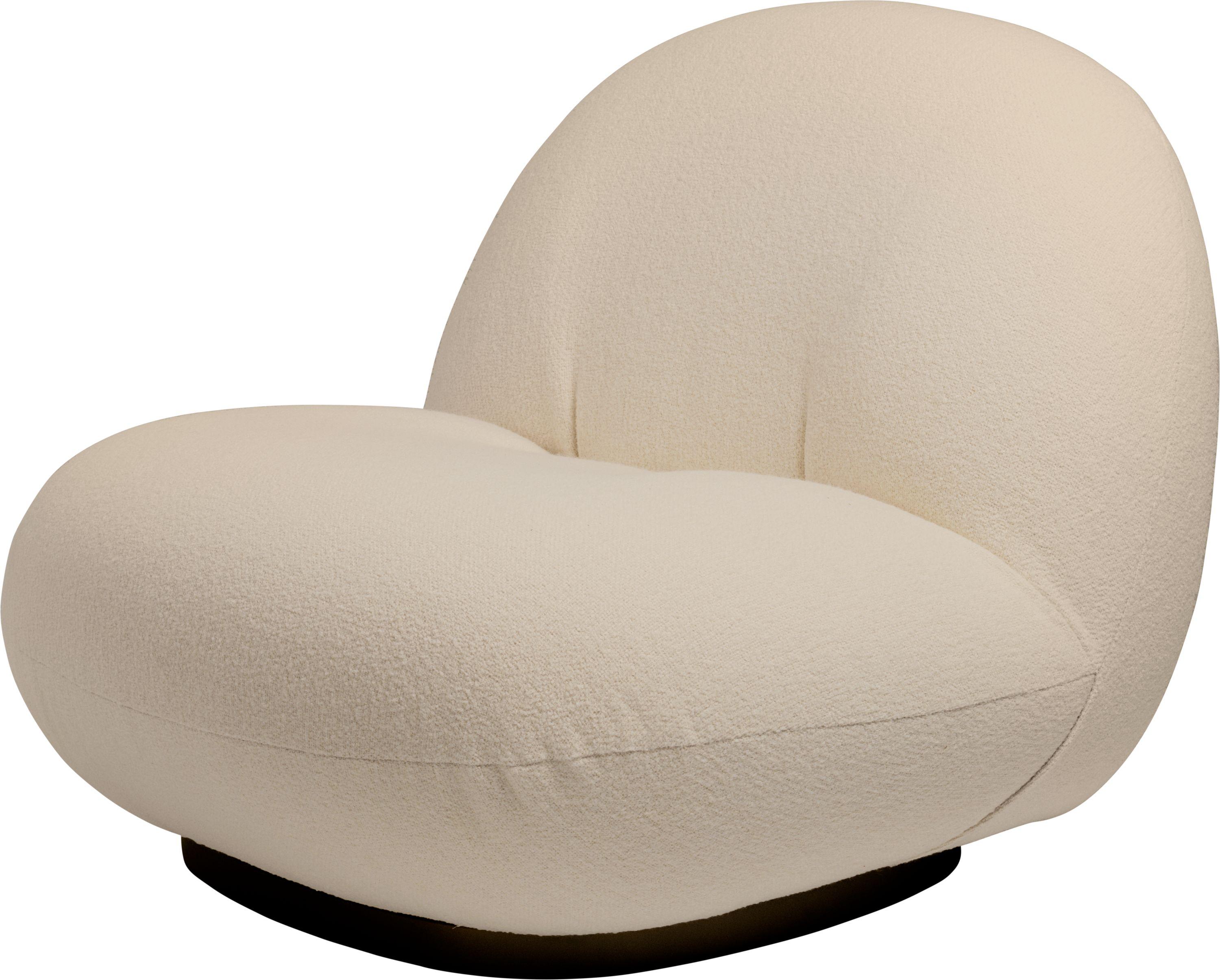 Pierre Paulin Pacha Lounge Chair Upholstered in Vidar Kvadrat Boucle '0222' For Sale 8