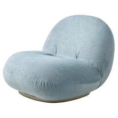 Pierre Paulin Pacha Lounge Chair-Swivel Pearl Gold Base/Glamour 10 Fabric, Gubi