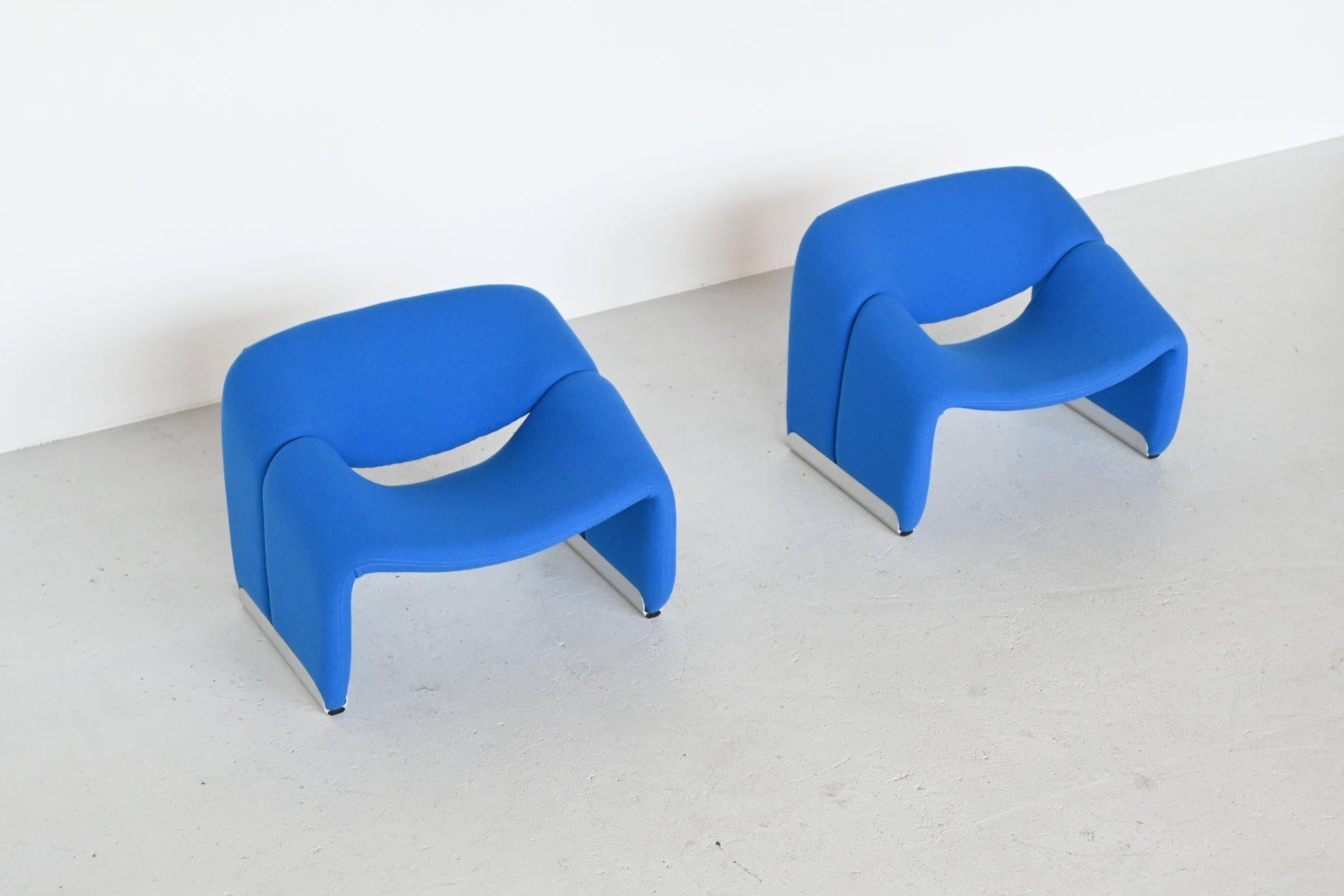 Pierre Paulin Pair of F598 Groovy Lounge Chairs Artifort, the Netherlands, 1972 7