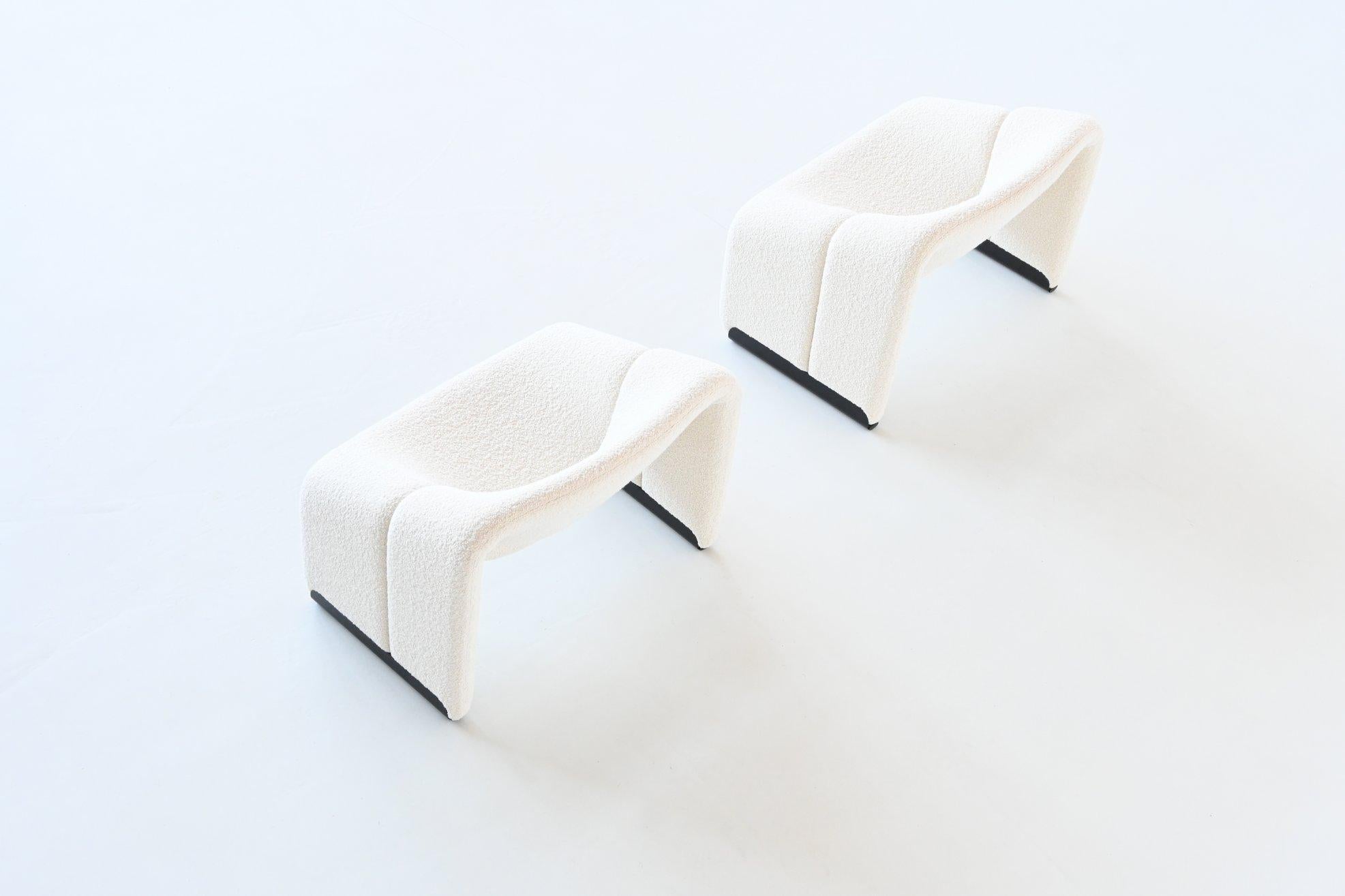 Pierre Paulin Pair of Groovy Lounge Chairs Artifort, the Netherlands, 1972 5