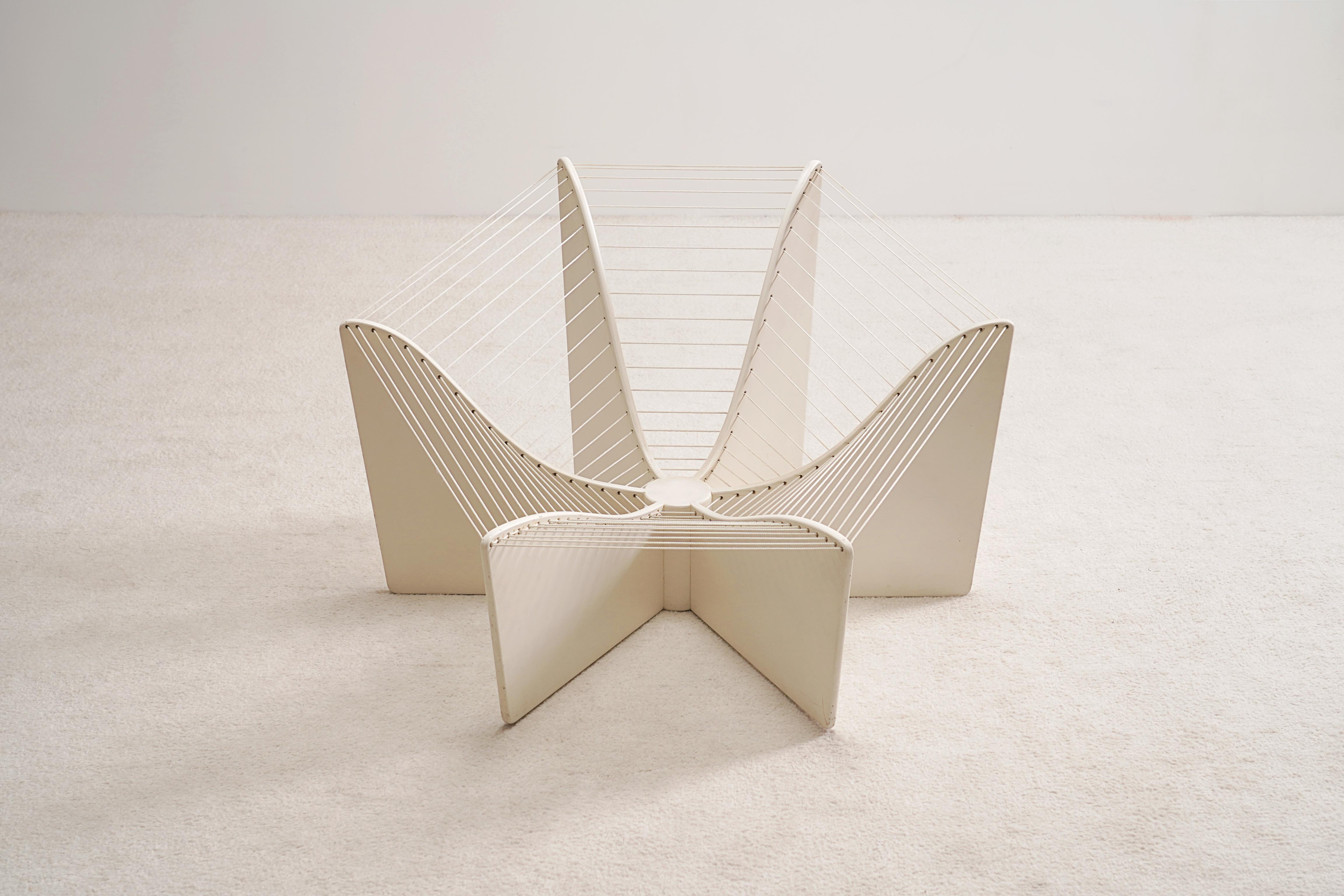 Plywood Pierre Paulin, Pair of Spider Lounge Chairs 