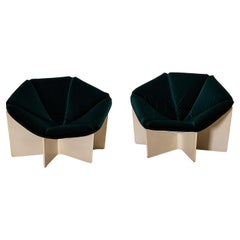 Pierre Paulin, Pair of Spider Lounge Chairs "Model F678" for Artifort. 1966