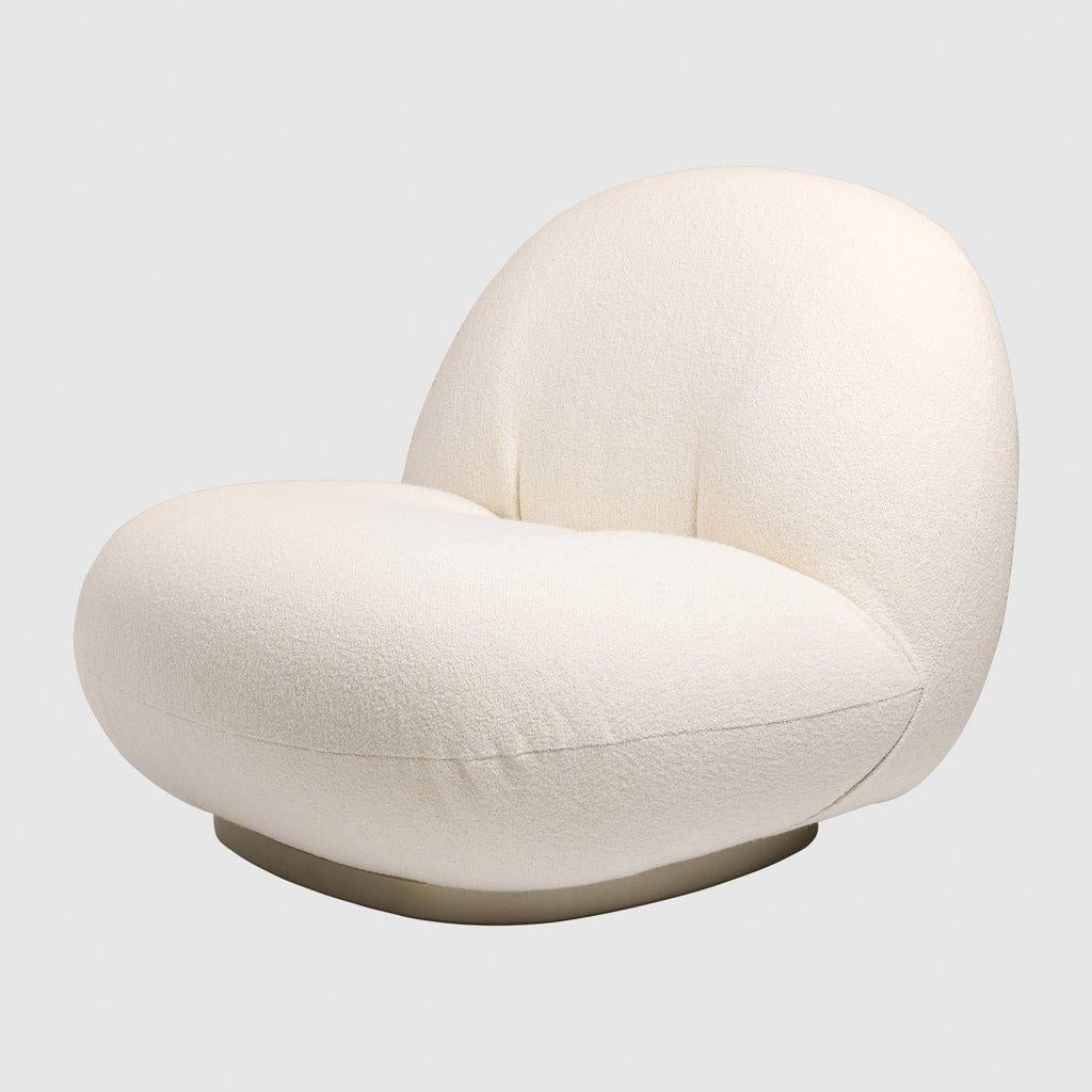 This listing is for a new and ready-to-ship model in Harp Ivory fabric.

Plush, comfortable, versatile and stylish. This piece is an understated luxury. A welcoming statement lounge chair that can still the scene as easily as it can blend in a