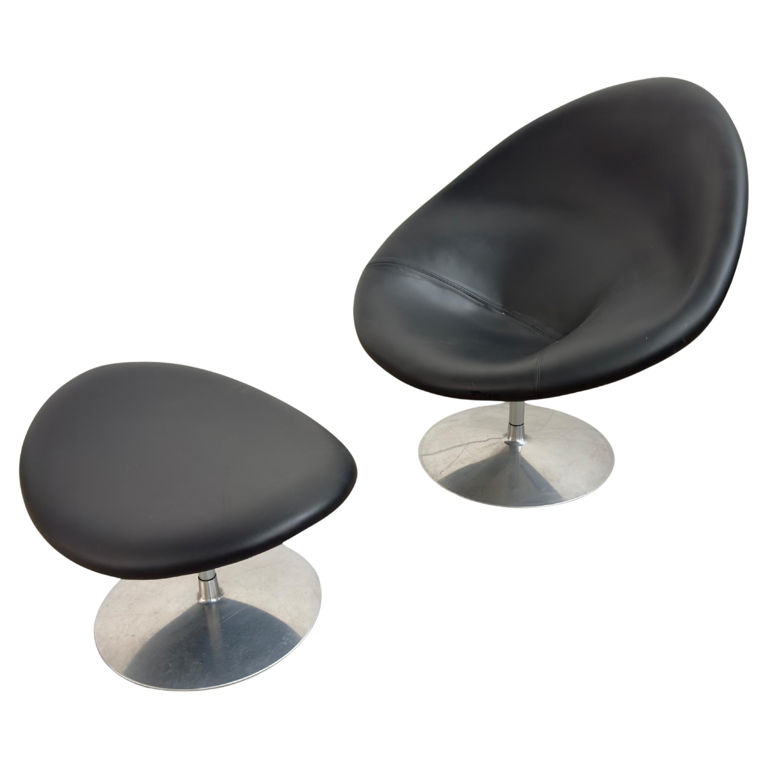 Pierre Paulin, Sillón Big Globe con reposapiés