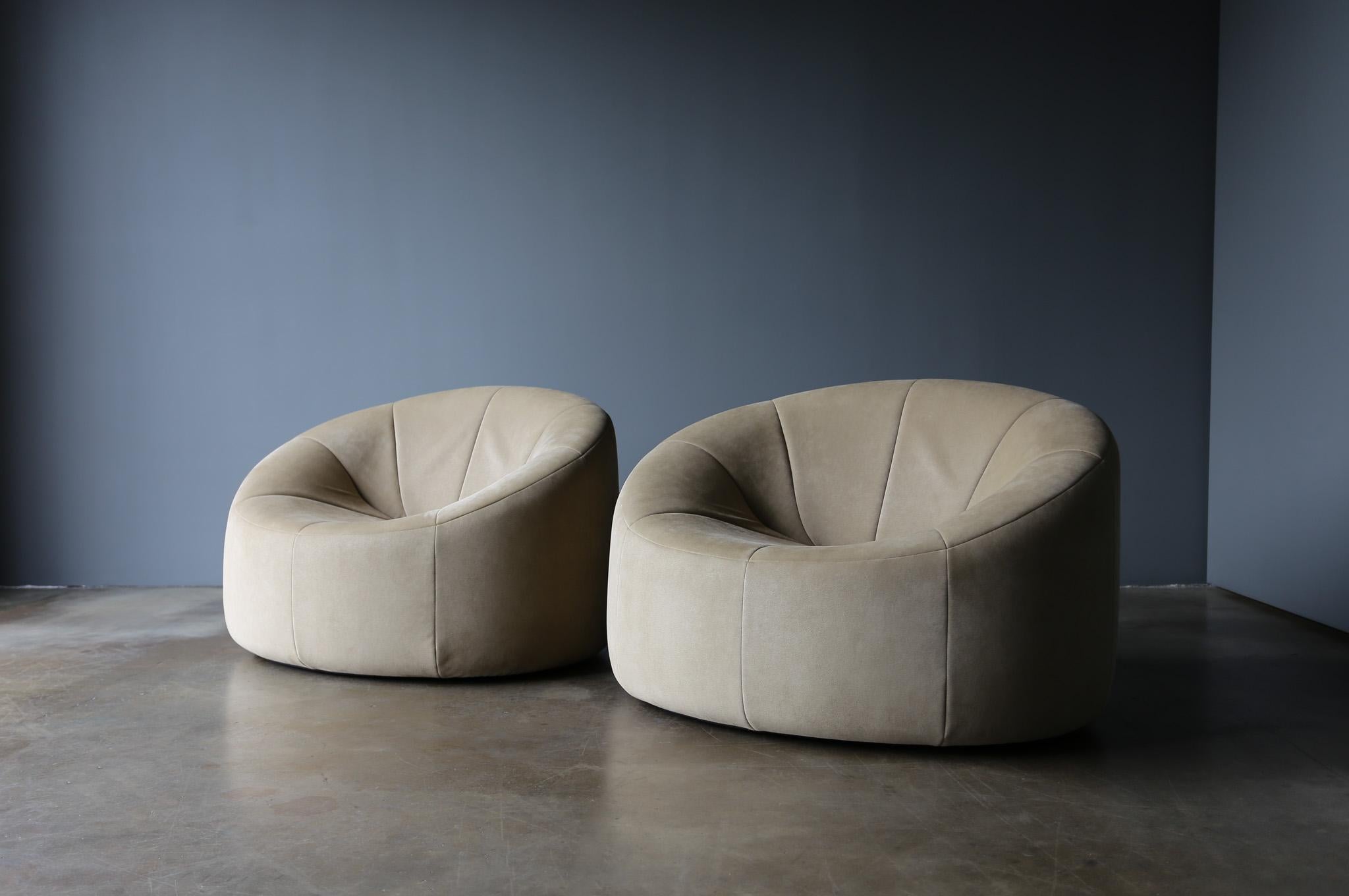 French Pierre Paulin Pumpkin Lounge Chairs for Ligne Roset, France, 2008