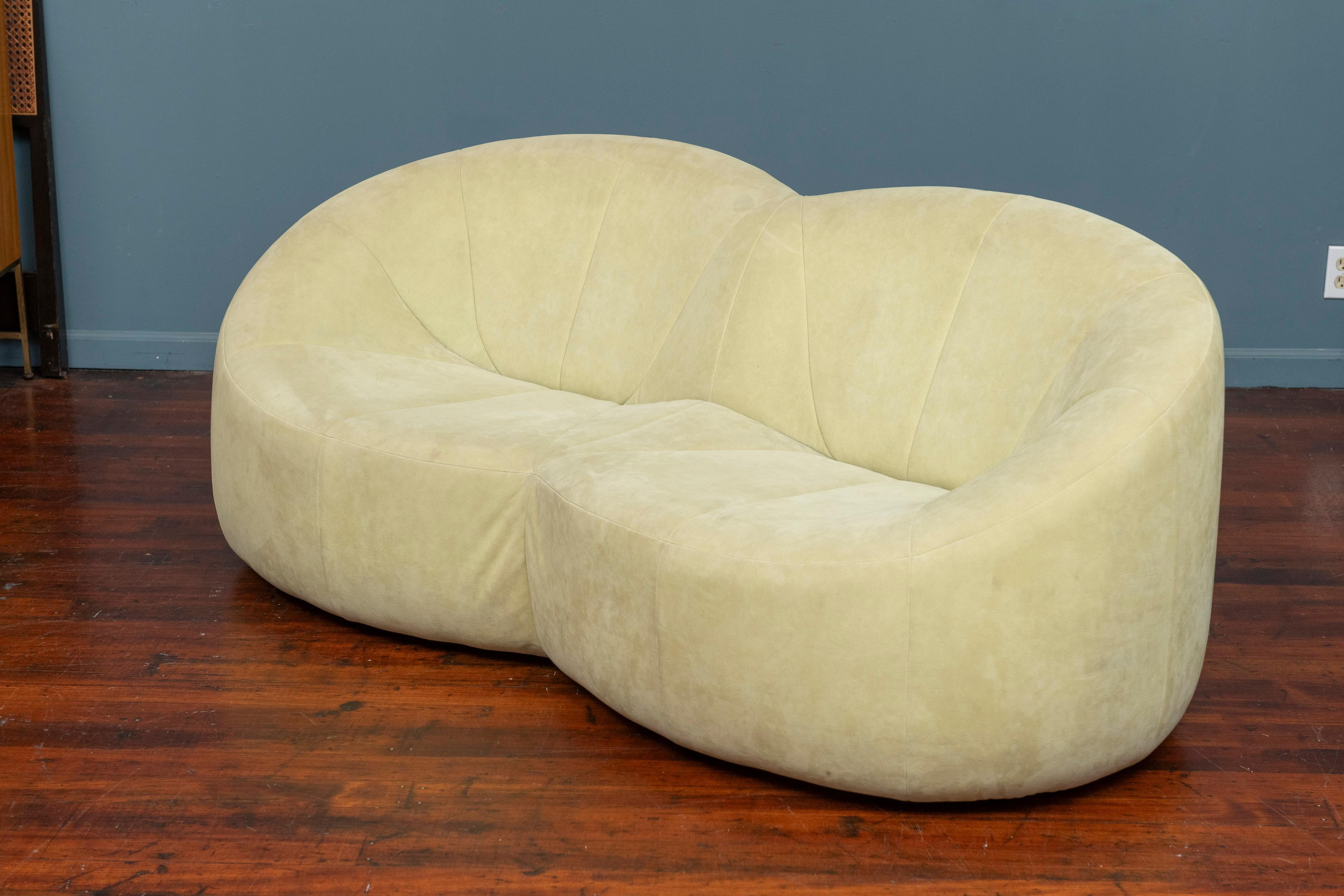 Mid-Century Modern Pierre Paulin Pumpkin Sofa for Ligne Roset For Sale
