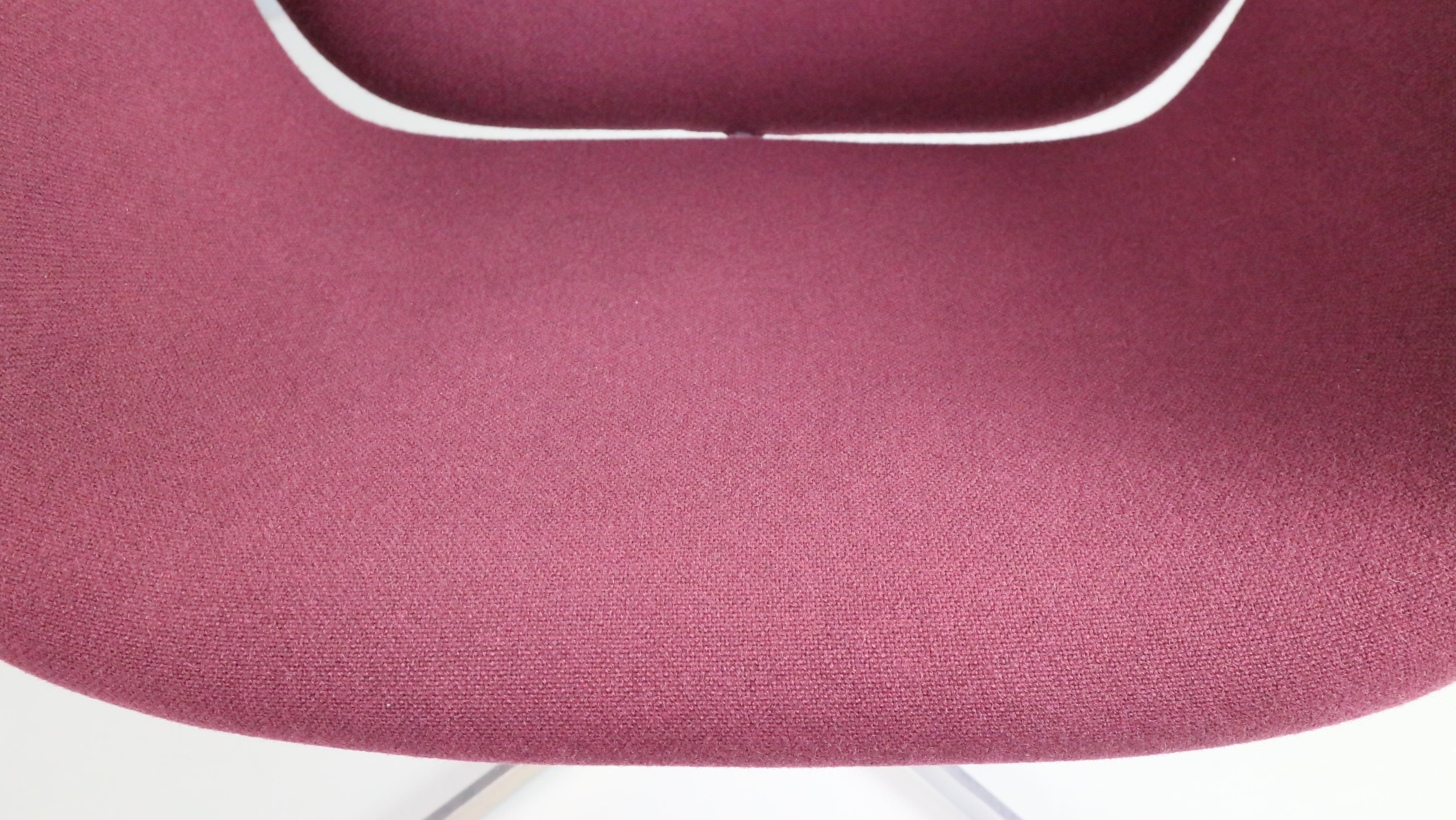 Pierre Paulin Purple Lounge Chair 