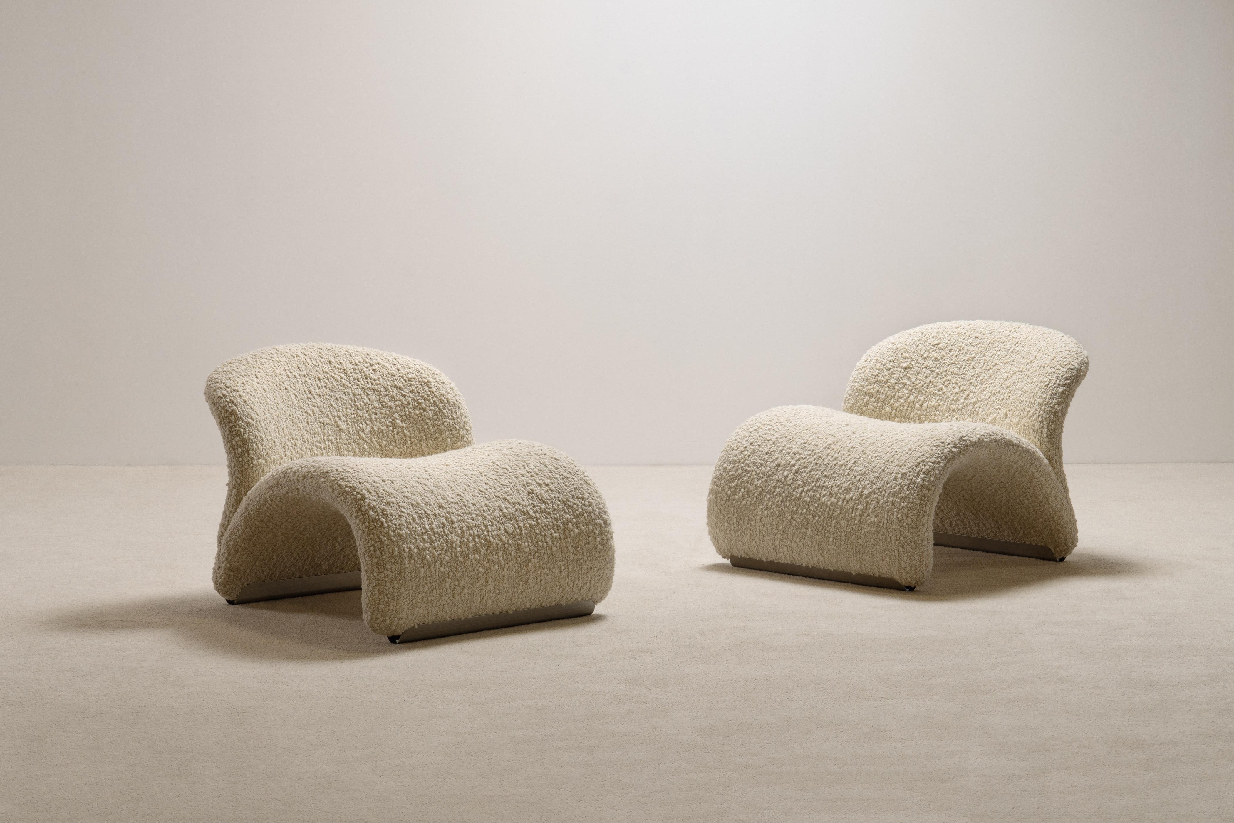 Mid-Century Modern Pierre Paulin, Rare Pair of 