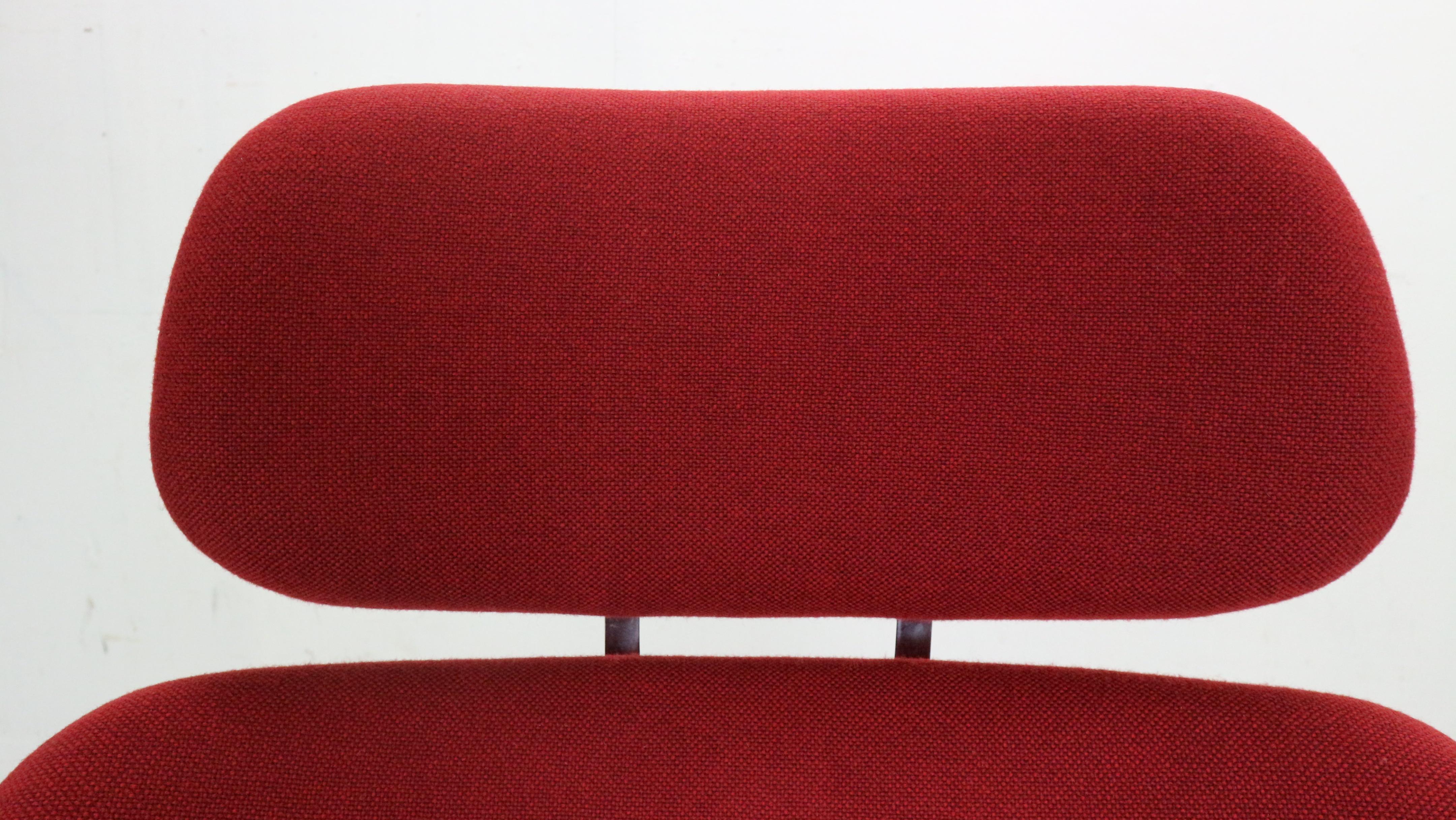 Pierre Paulin Red Lounge Chair 