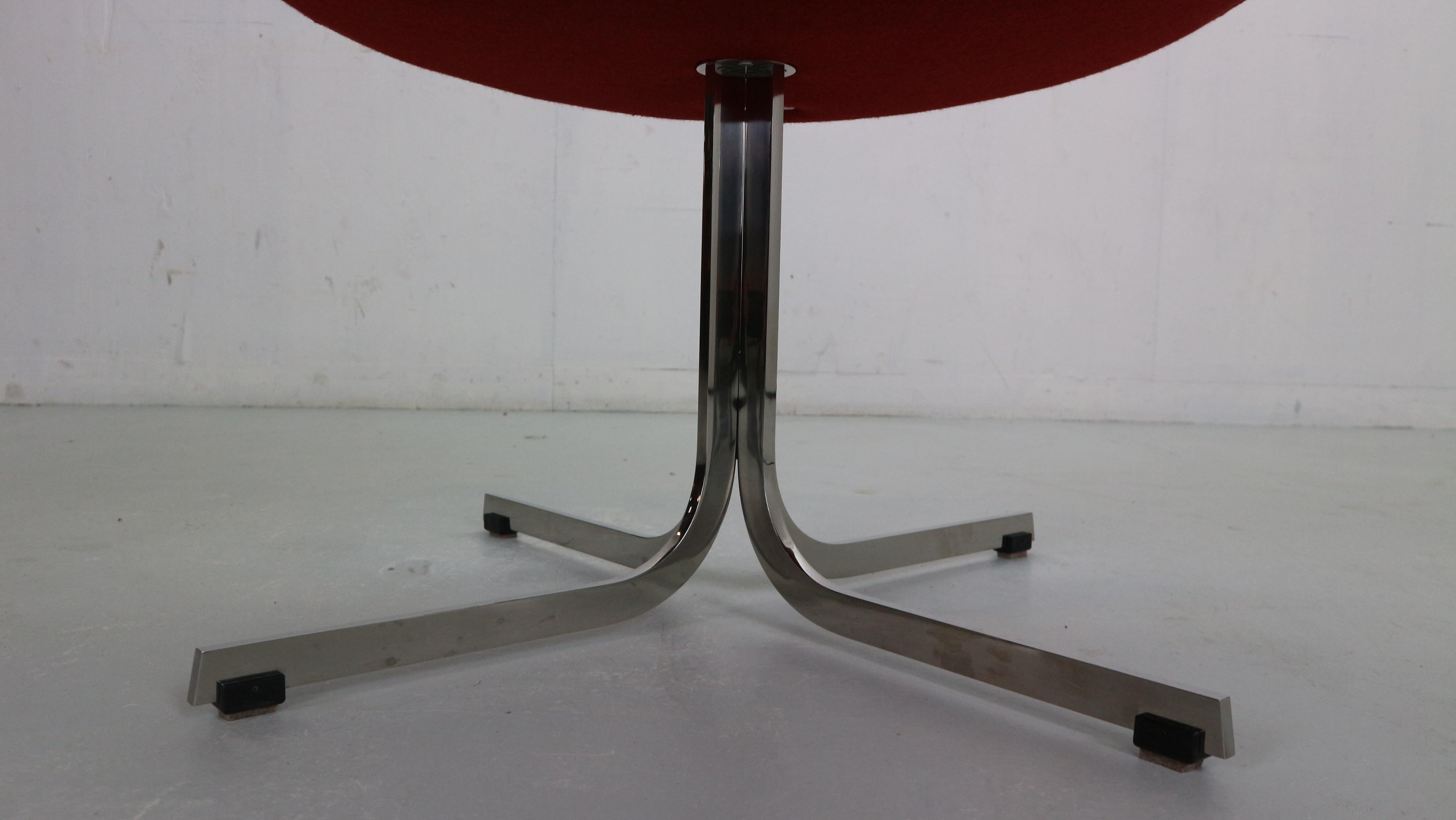 Pierre Paulin Red Lounge Chair 