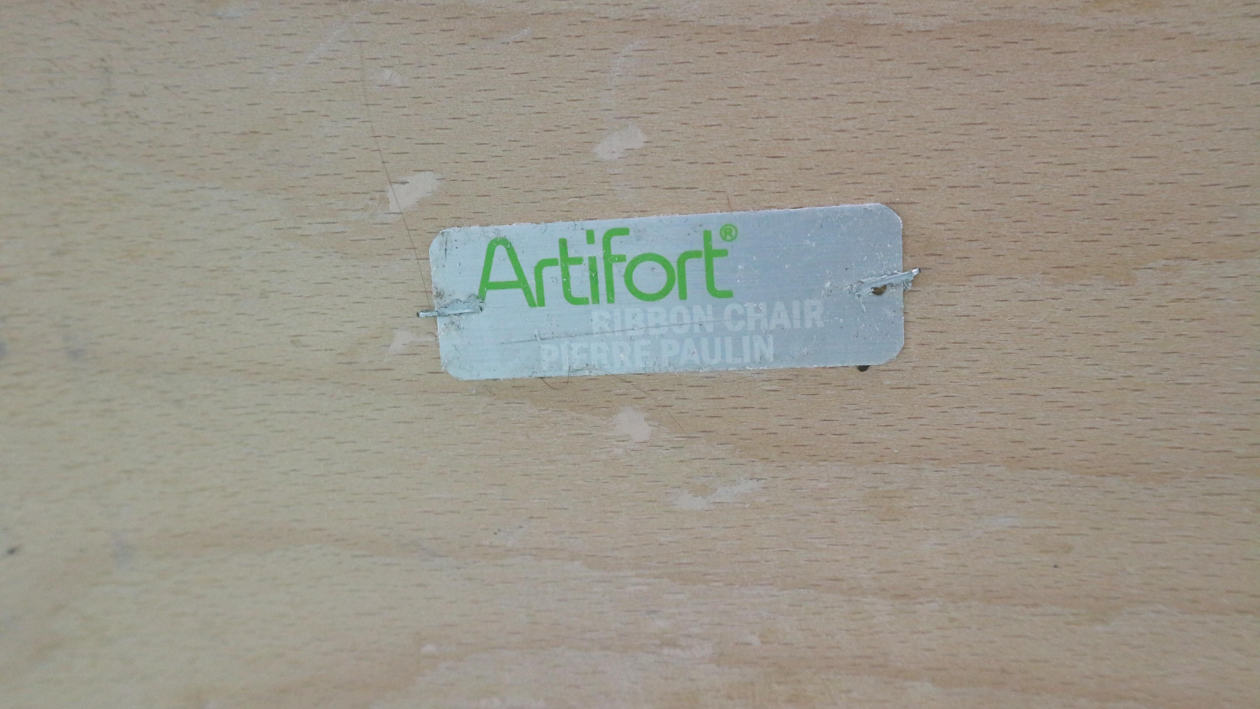 Pierre Paulin Ribbon Chair for Artifort, 1960 For Sale 1