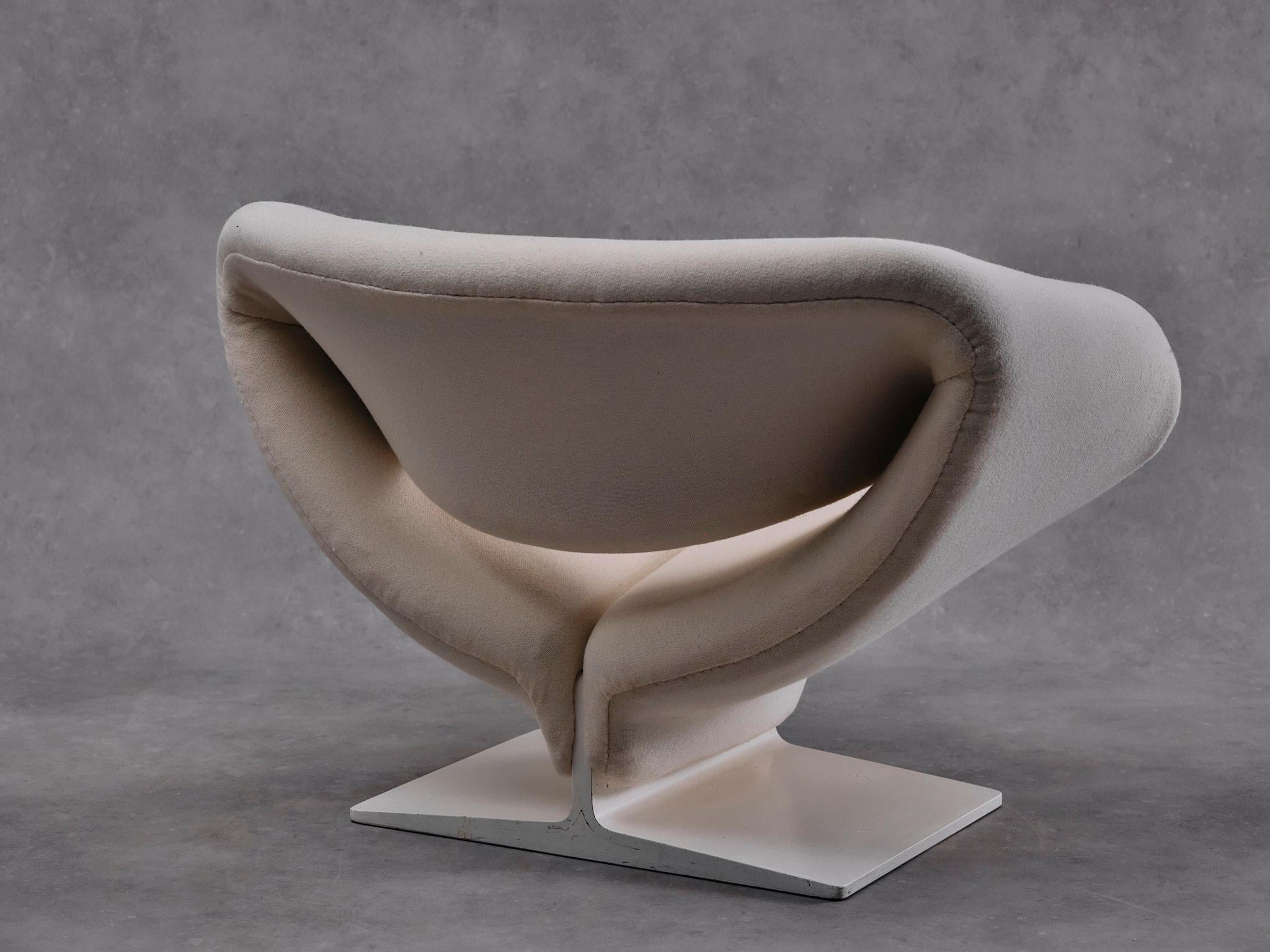 Metà XX secolo Pierre Paulin, Sedia Ribbon per Artifort, anni '60, Lana in vendita