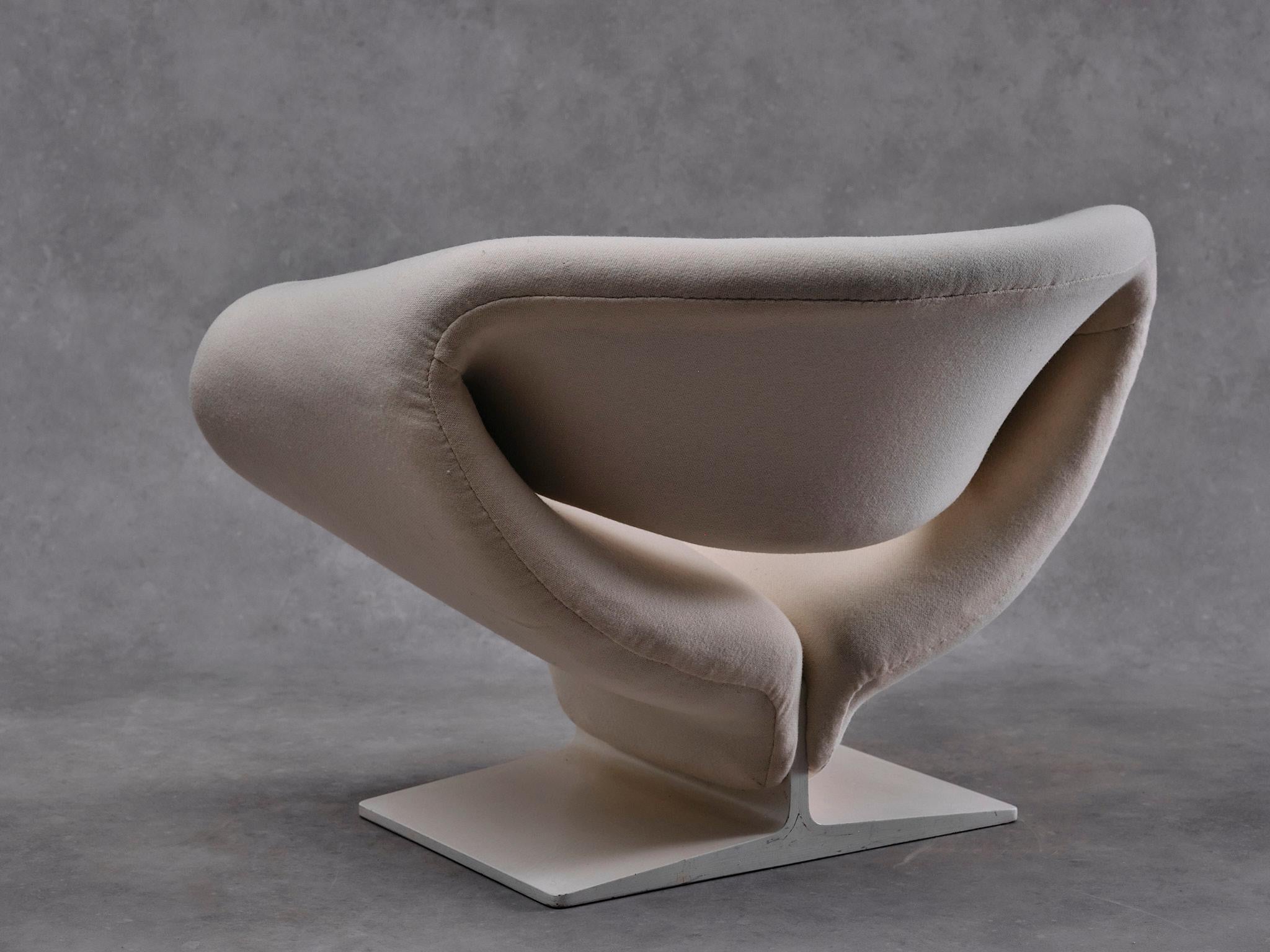 Pierre Paulin, Sedia Ribbon per Artifort, anni '60, Lana in vendita 1