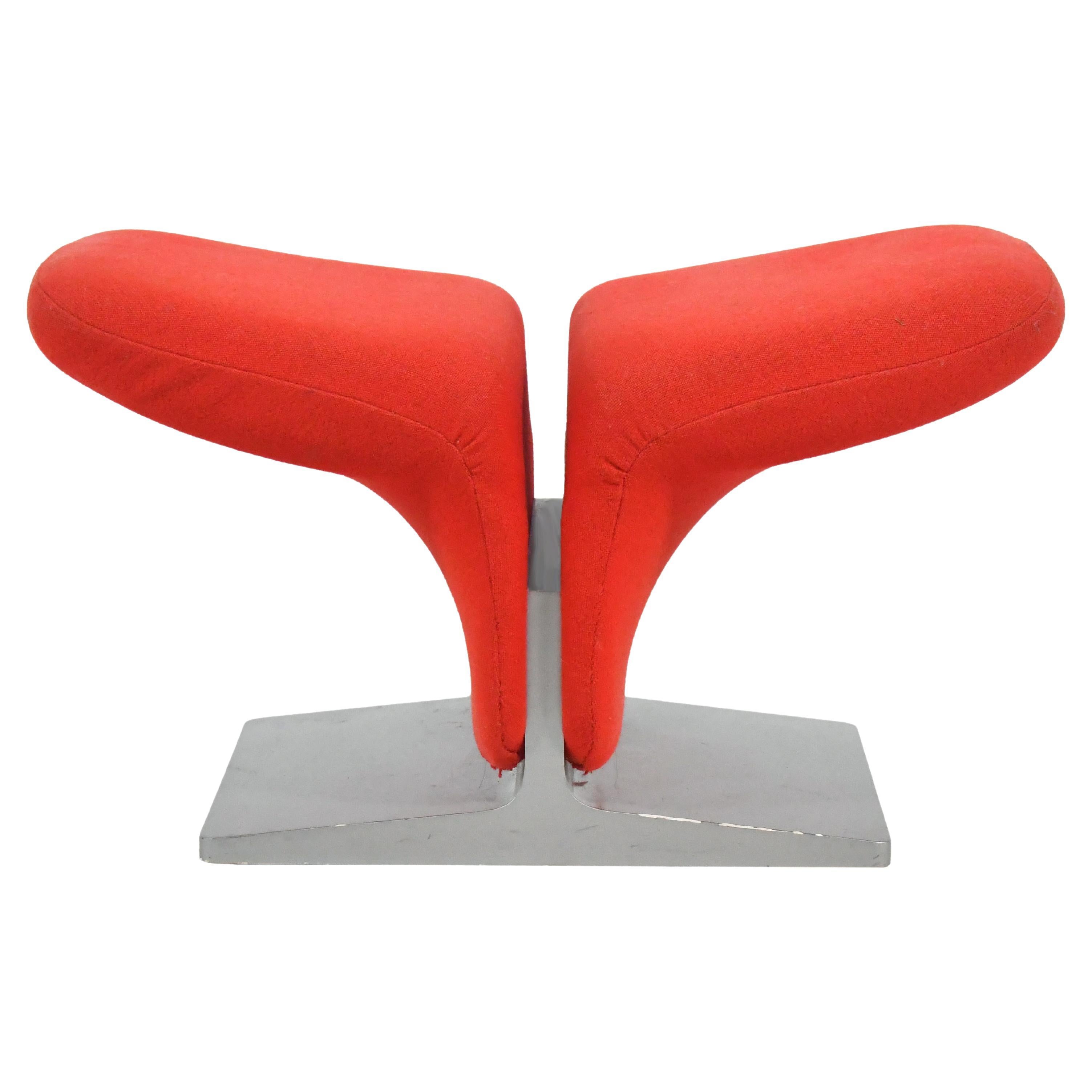 Pierre Paulin Ribbon Chair Ottoman by Artifort For Sale